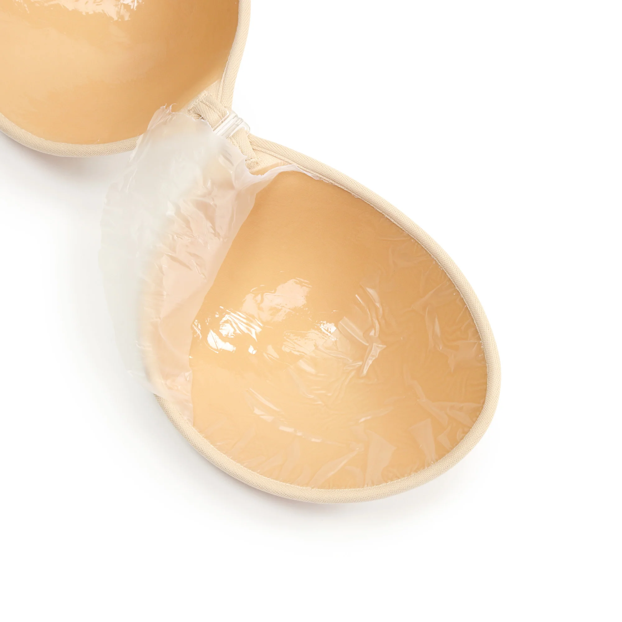 Adhesive Bra, Beige, C Cup - Image 3
