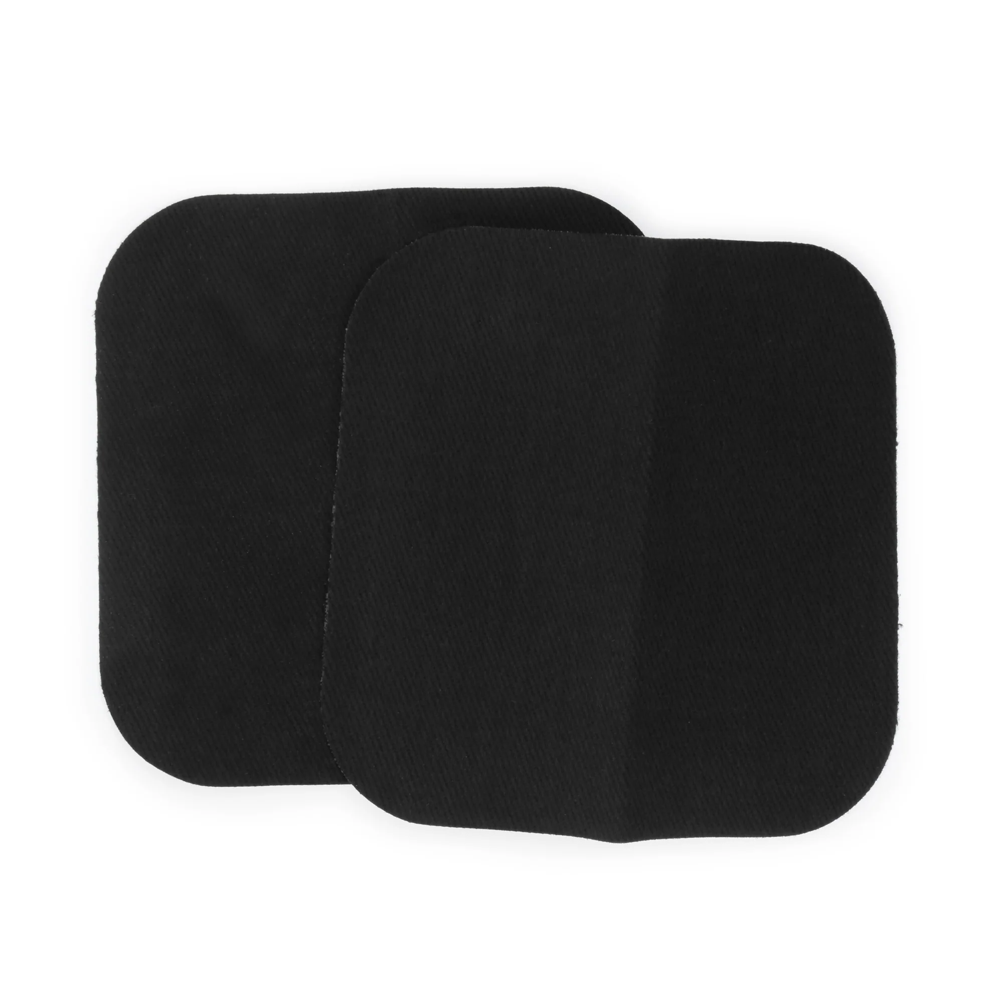 Denim Iron-On Patches, 5" x 5", 2 pc, Black - Image 2