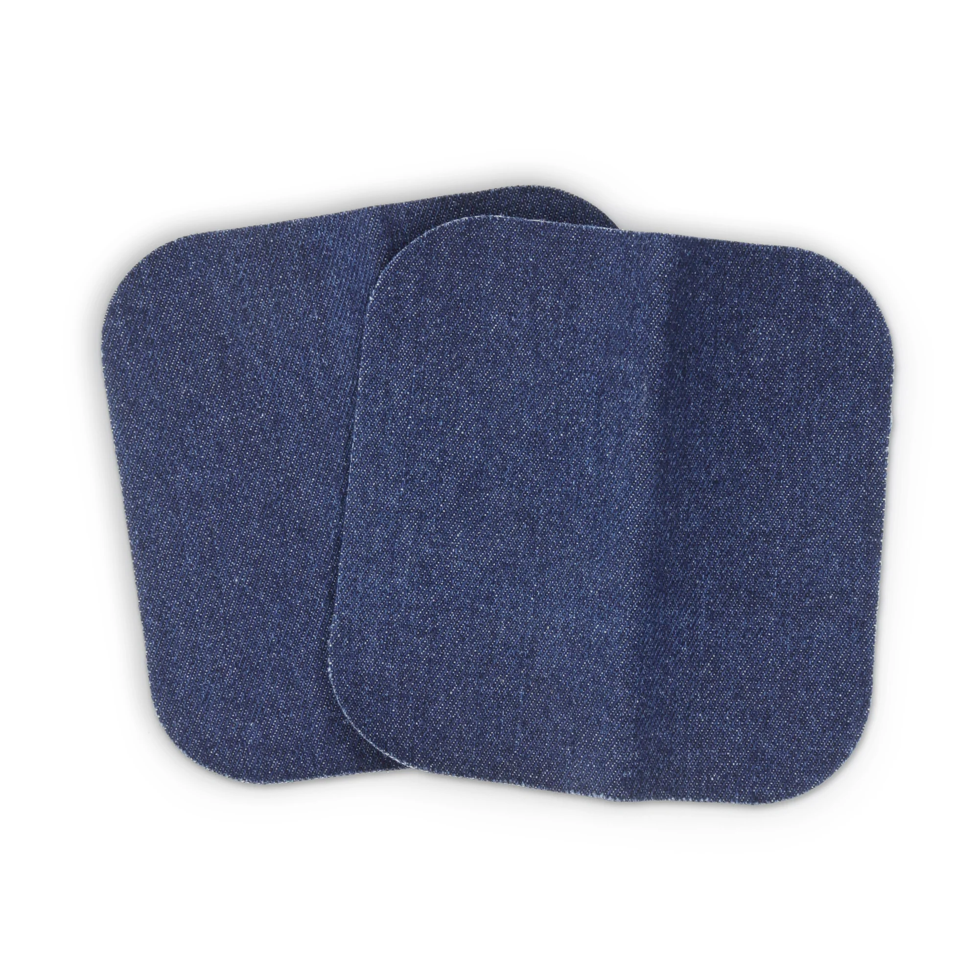 Denim Iron-On Patches, 5" x 5", 2 pc, Dark Blue - Image 2