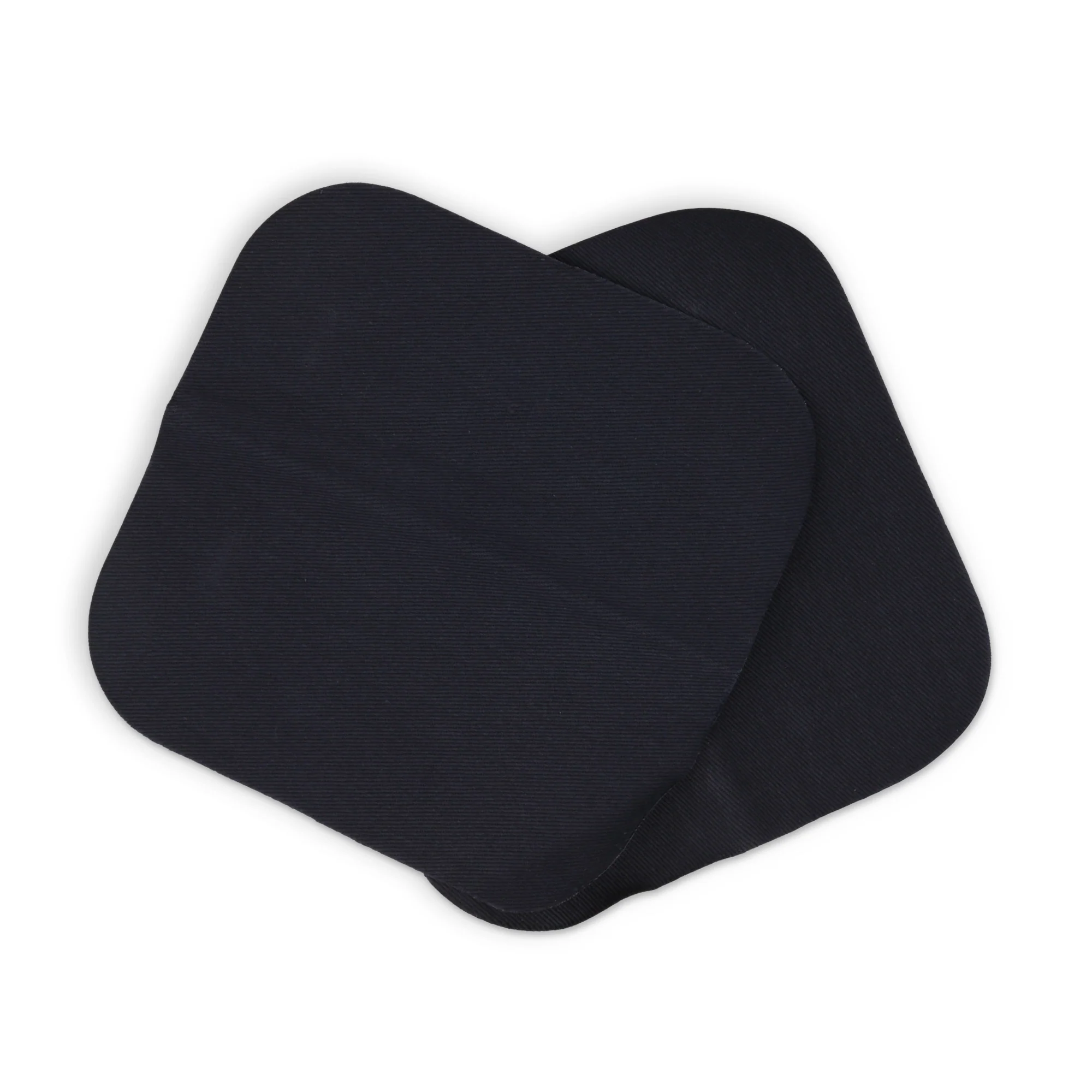 Twill Iron-On Patches, 5" x 5", 2 pc, Navy - Image 2