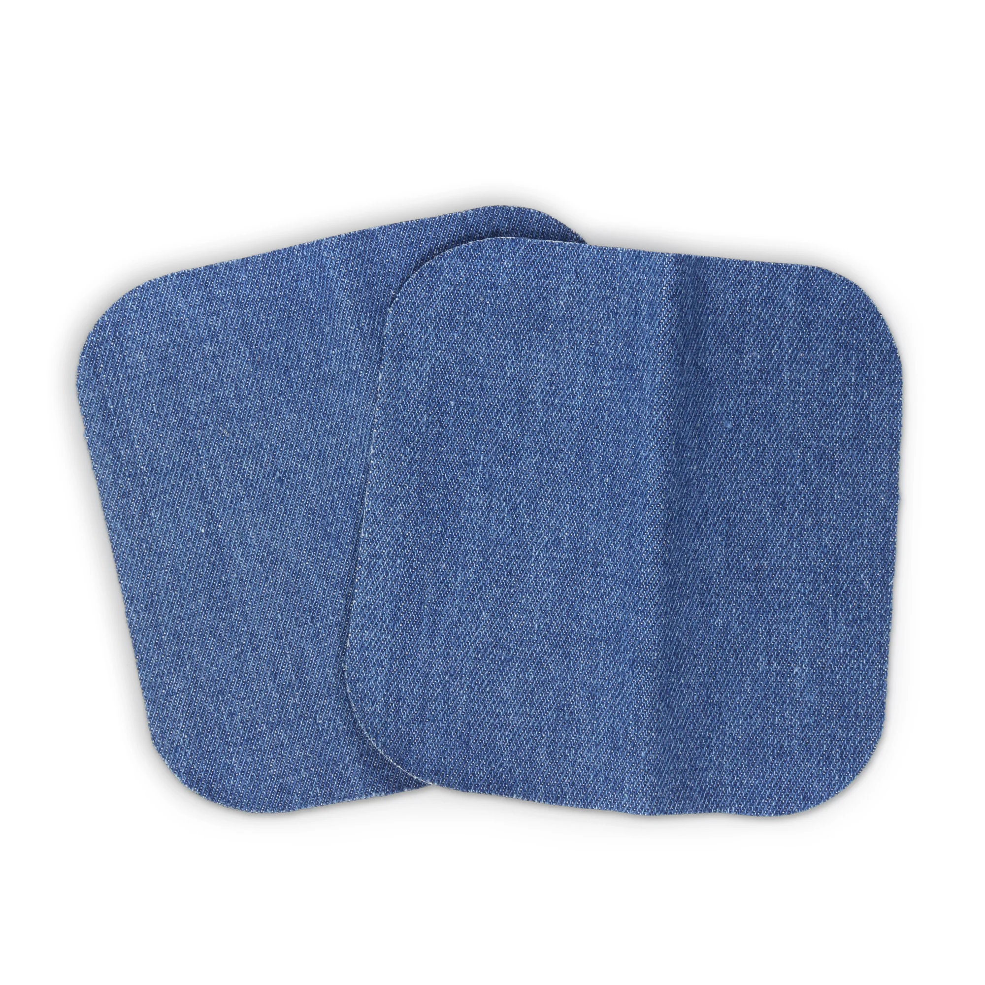 Denim Iron-On Patches, 5" x 5", 2 pc, Faded Blue - Image 2