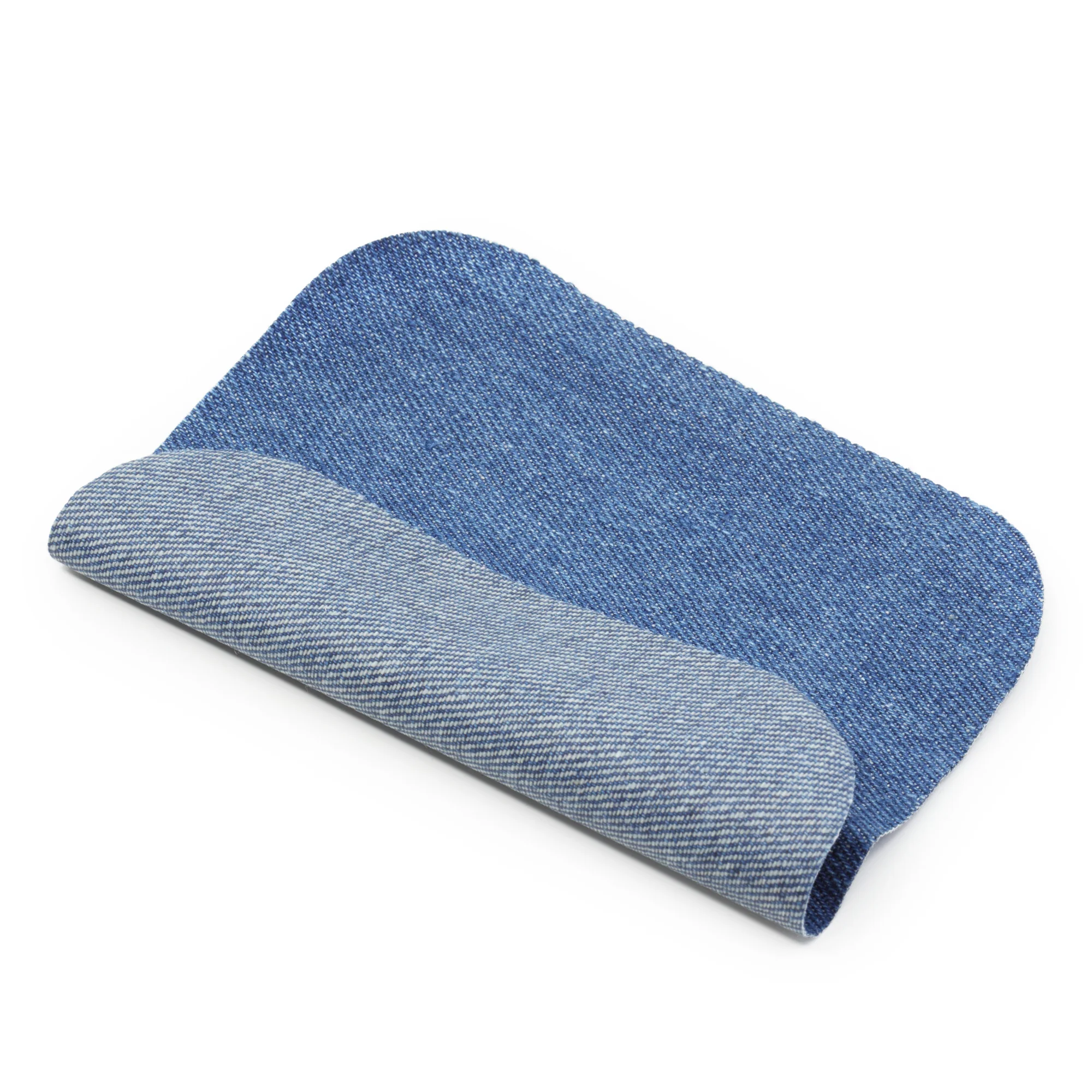 Denim Iron-On Patches, 5" x 5", 2 pc, Faded Blue - Image 4