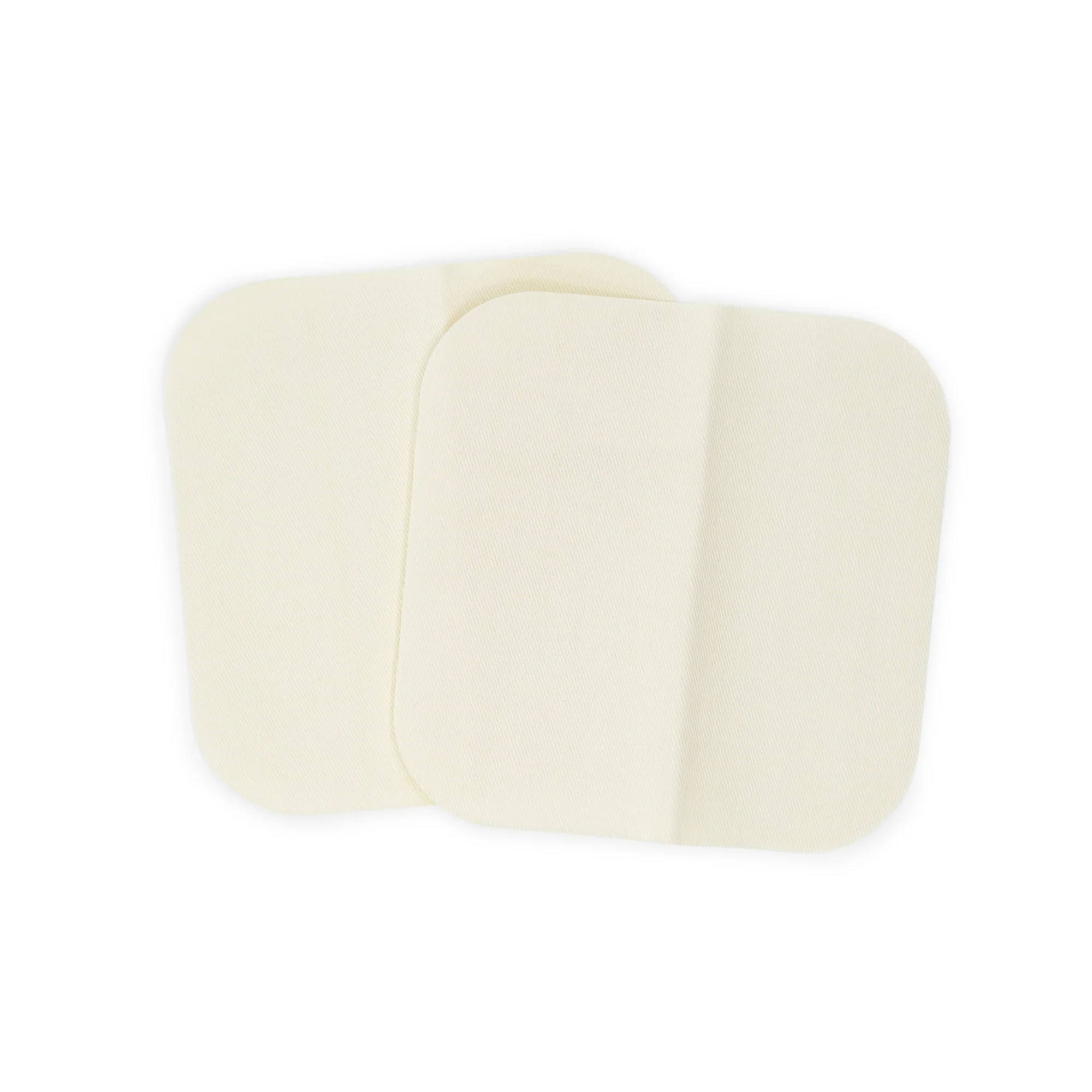 Twill Iron-On Patches, 5" x 5", 2 pc, Stone - Image 2
