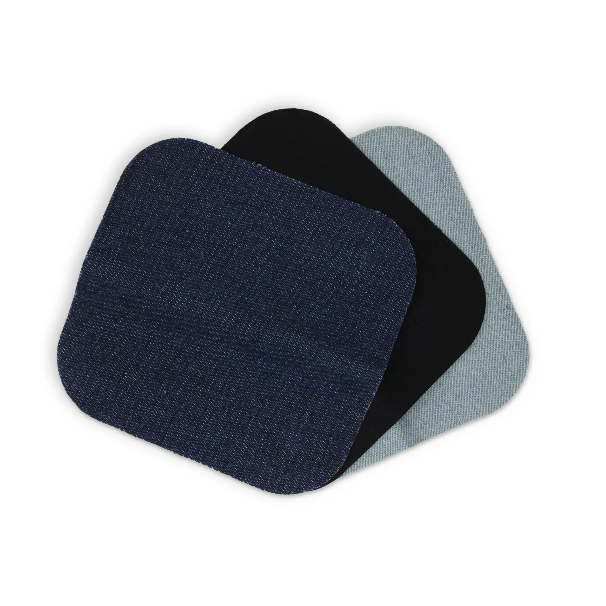 Denim Iron-On Patches, 5" x 5", Assorted, 3 pc - Image 2
