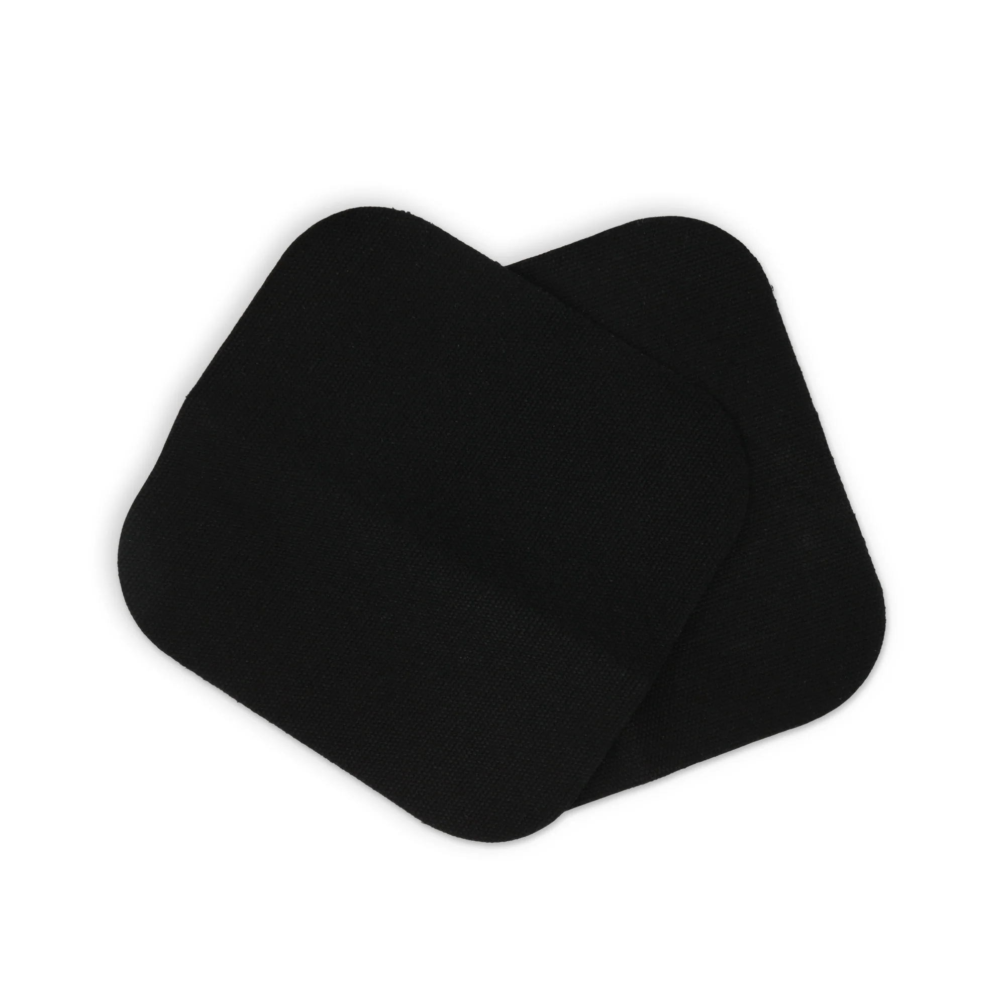 Heavy Canvas Iron-On Patches, 5" x 5", 2 pc, Black - Image 2