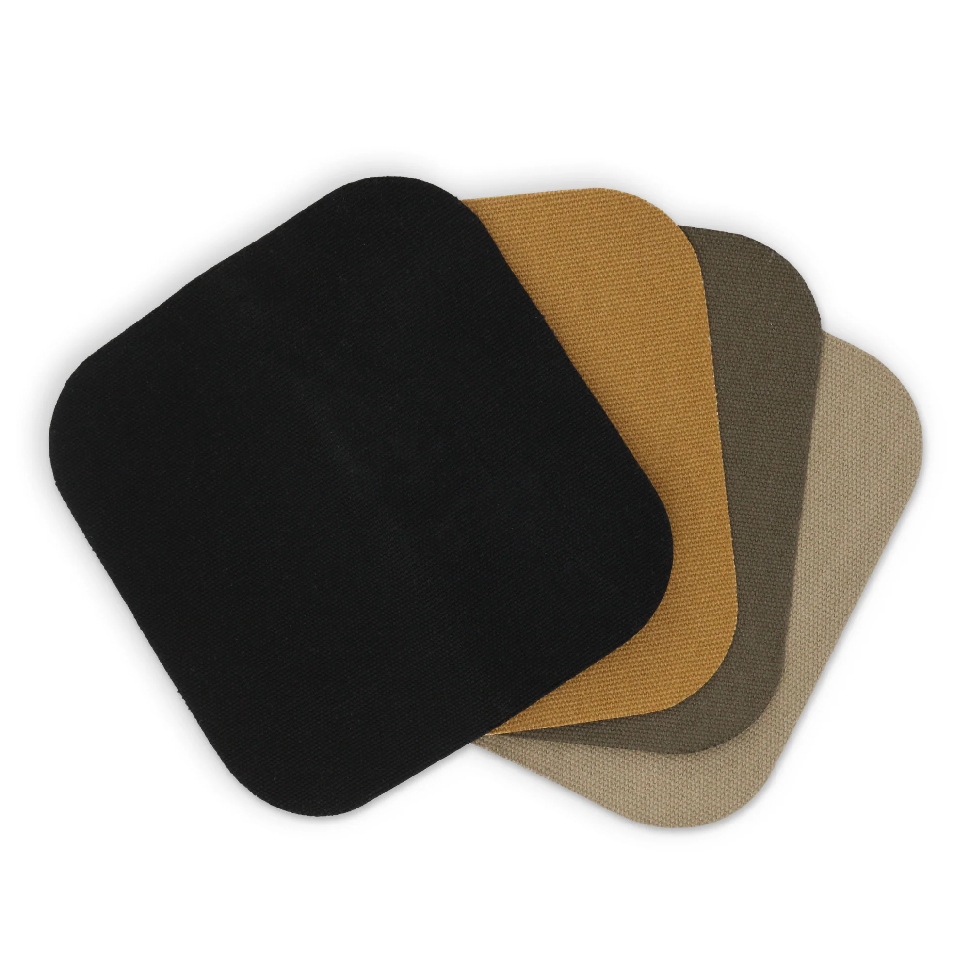 Heavy Canvas Iron-On Patches, 5" x 5", Assorted, 4 pc - Image 2