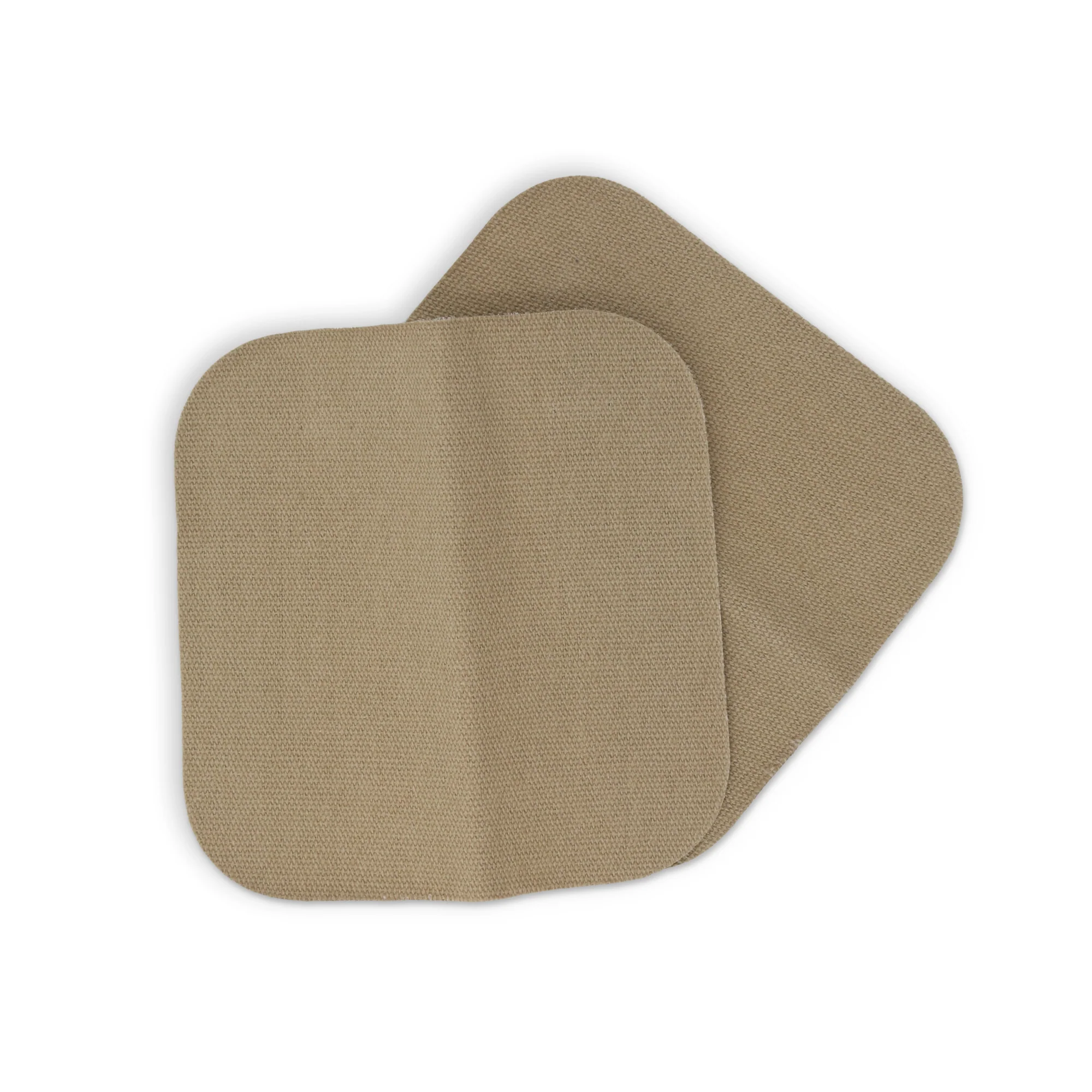 Heavy Canvas Iron-On Patches, 5" x 5", 2 pc, Stone - Image 2