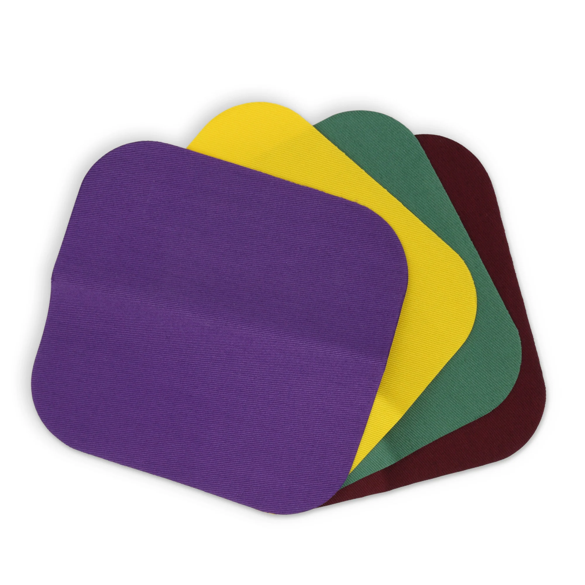 Twill Iron-On Patches, 5" x 5", 4 pc, School Assorted - Image 2