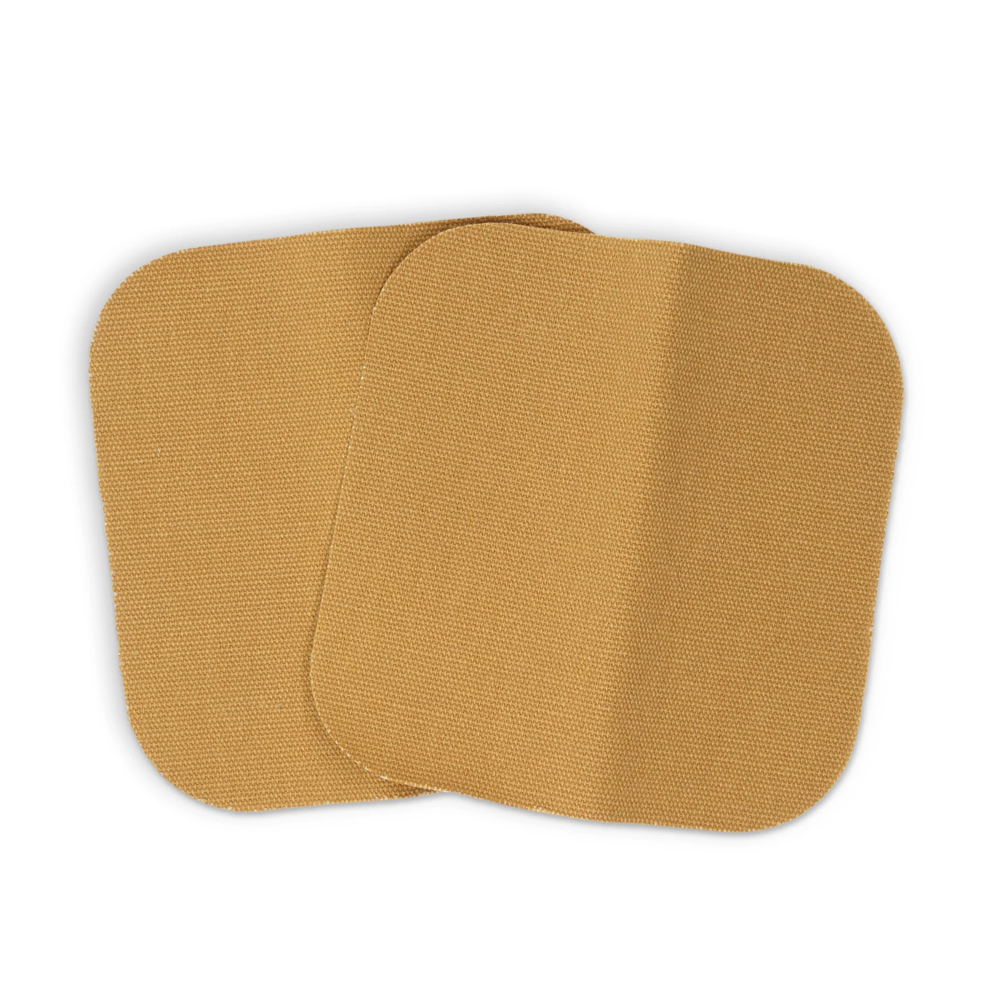 Heavy Canvas Iron-On Patches, 5" x 5", 2 pc, Golden Brown - Image 2