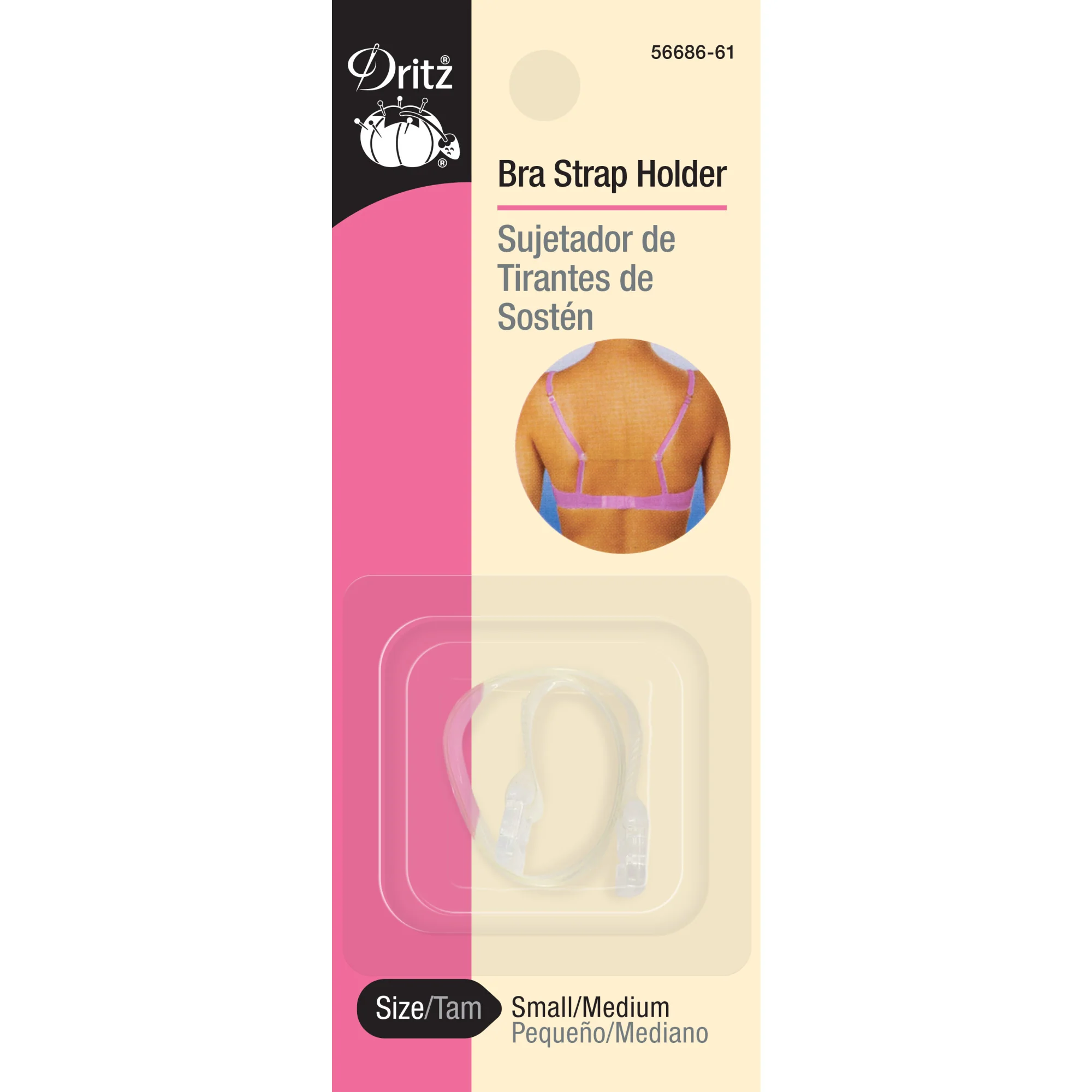 Bra Strap Holder, Small/Medium, Clear