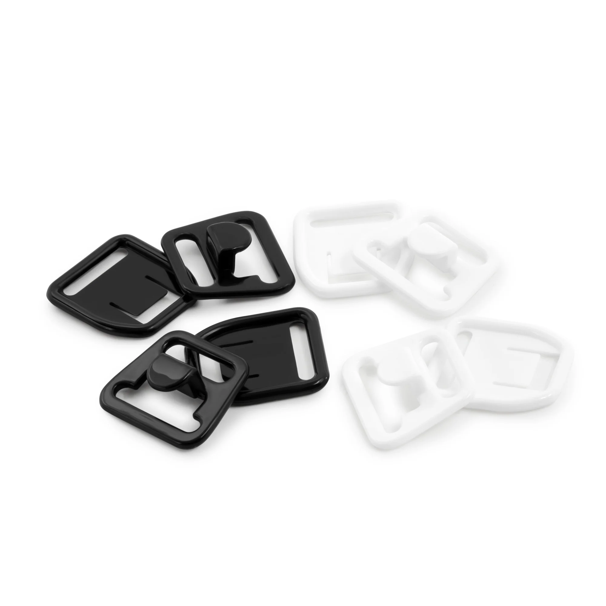 Nursing Bra Clips, Black & White, 4 Sets, 1/2" - Image 5