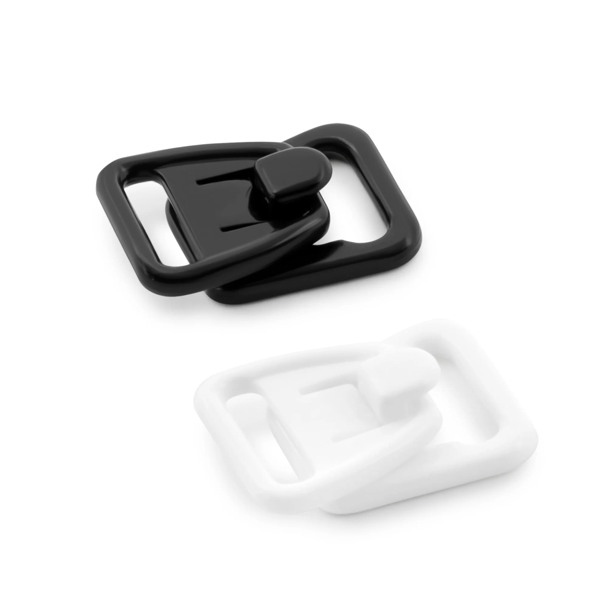 Nursing Bra Clips, Black & White, 4 Sets, 3/8" - Image 2