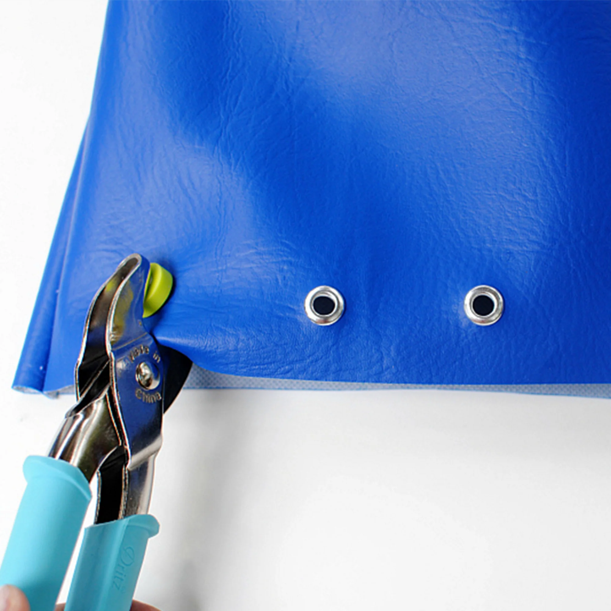 Eyelet Pliers for 5/32" & 1/4" Eyelets, Turquoise - Image 5