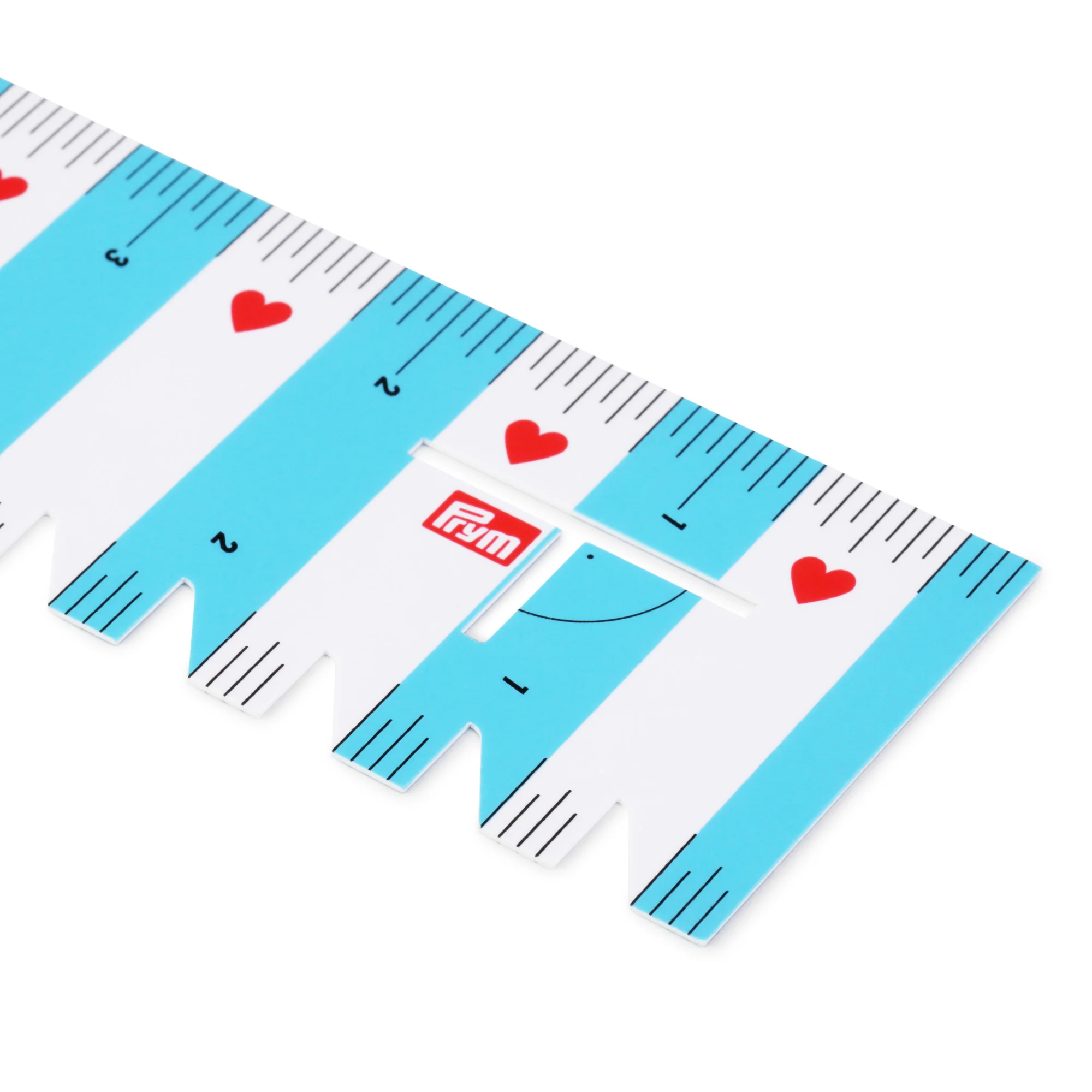 8" Flexible Ruler, Turquoise - Image 4