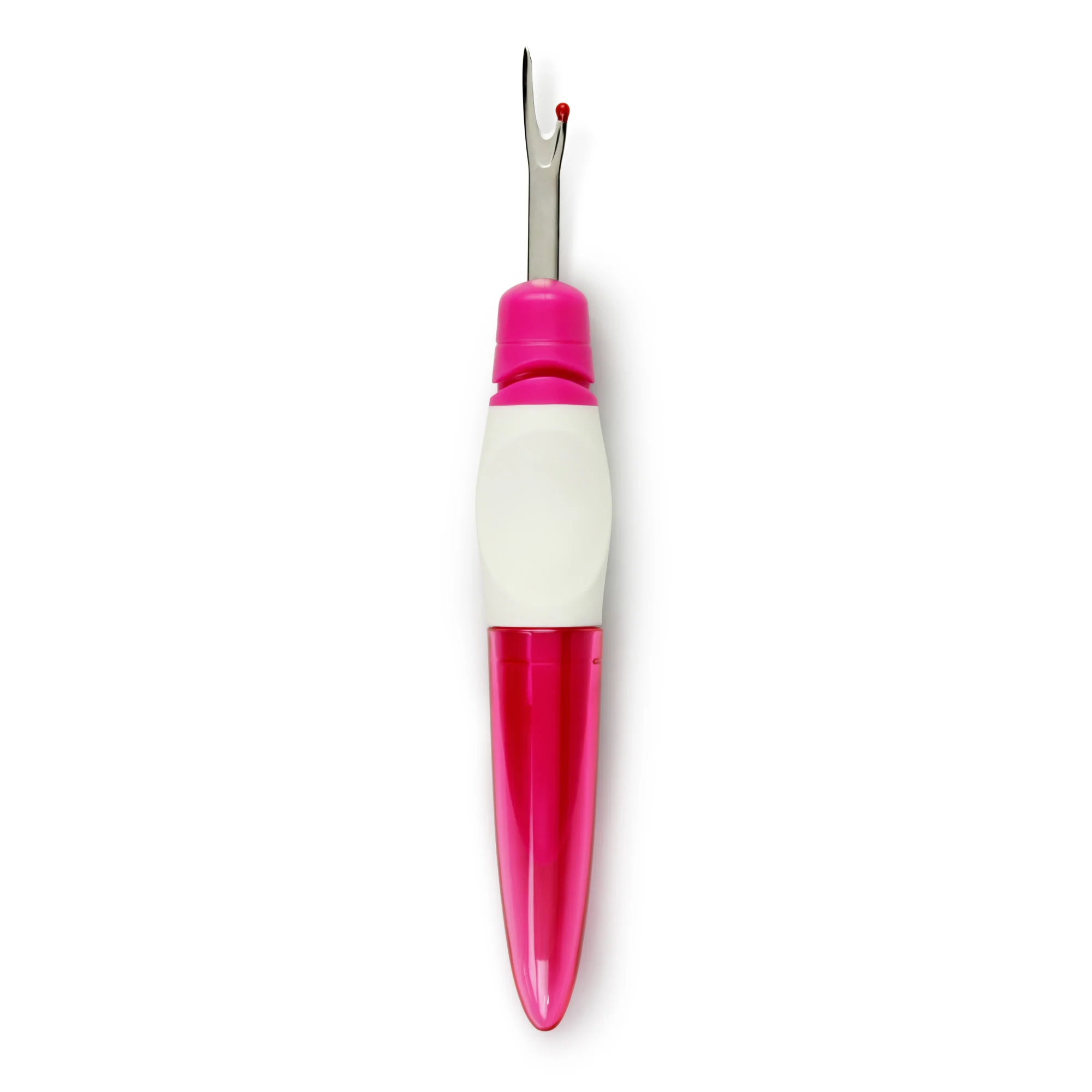 Large Seam Ripper with Protective Cap, Pink - Image 2