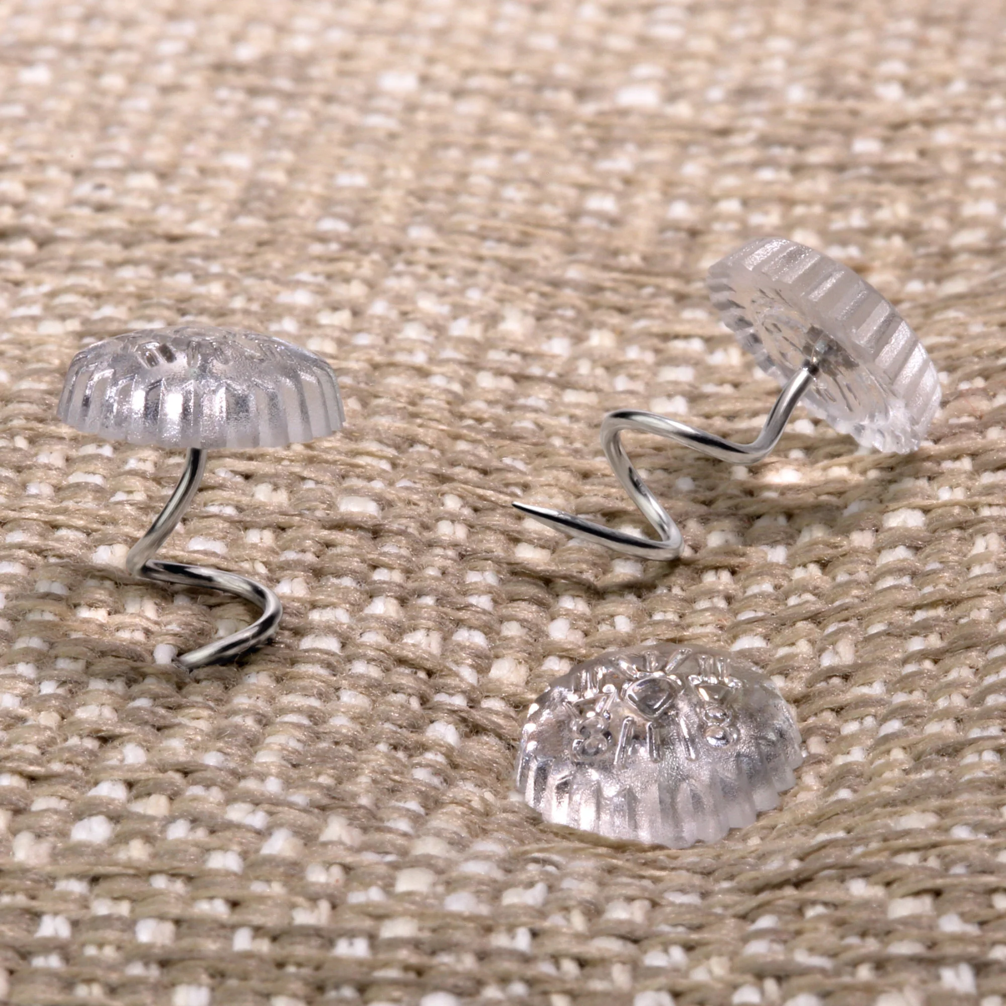 Twist Pins, Clear, 10 pc - Image 5