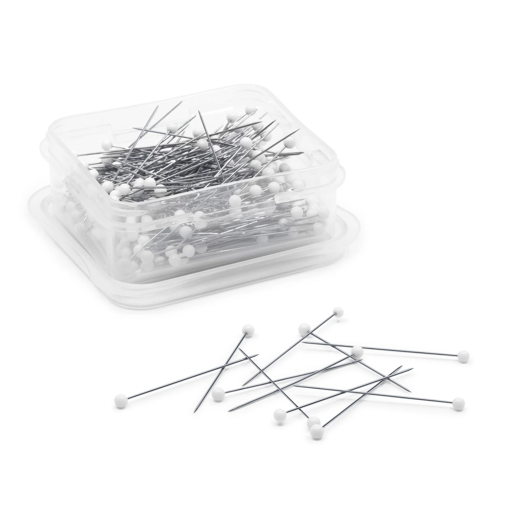 1-3/8" Extra-Fine Glass Head Pins, White, 250 pc - Image 3