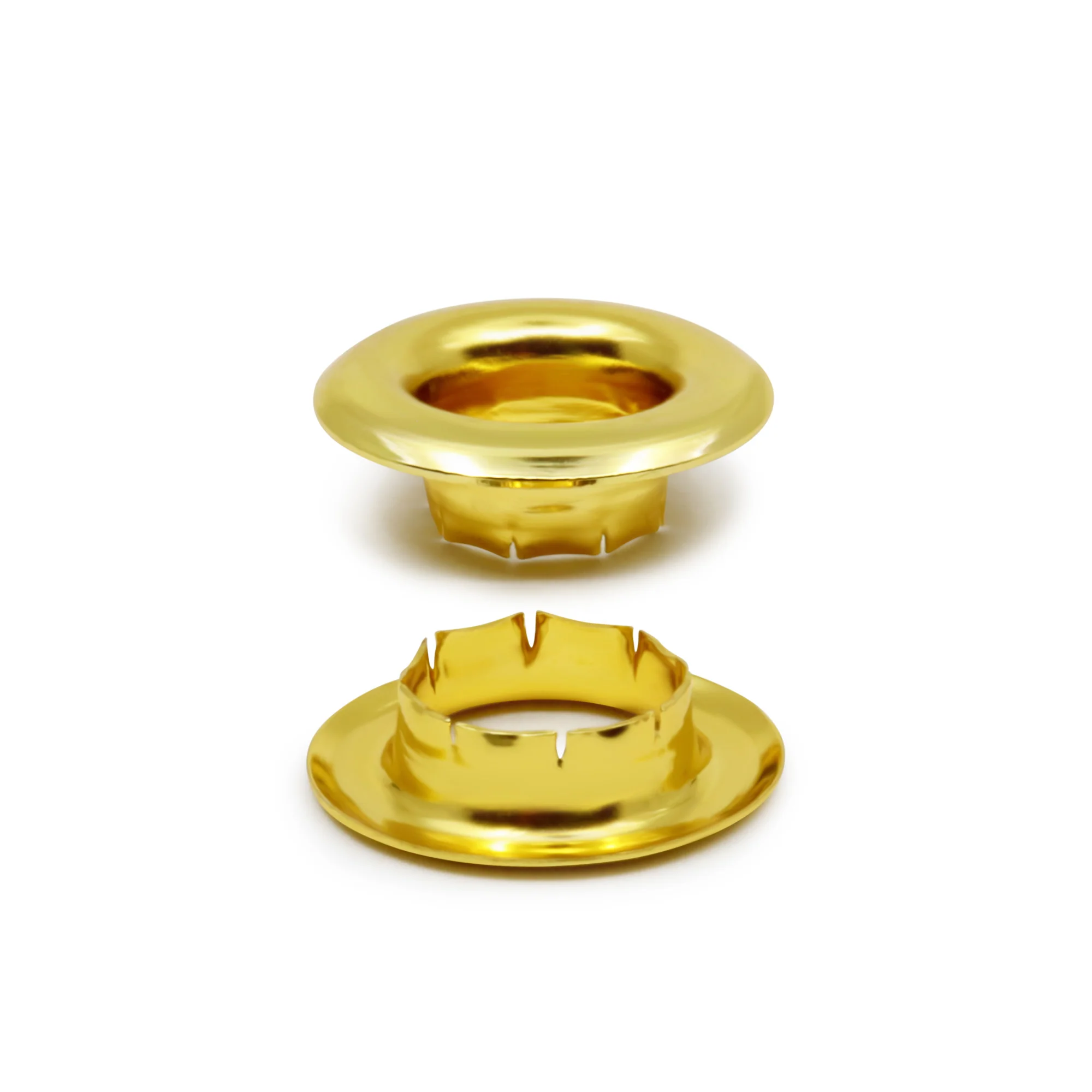 1/4" Large Eyelets & Tools, 12 Sets, Brass - Image 2