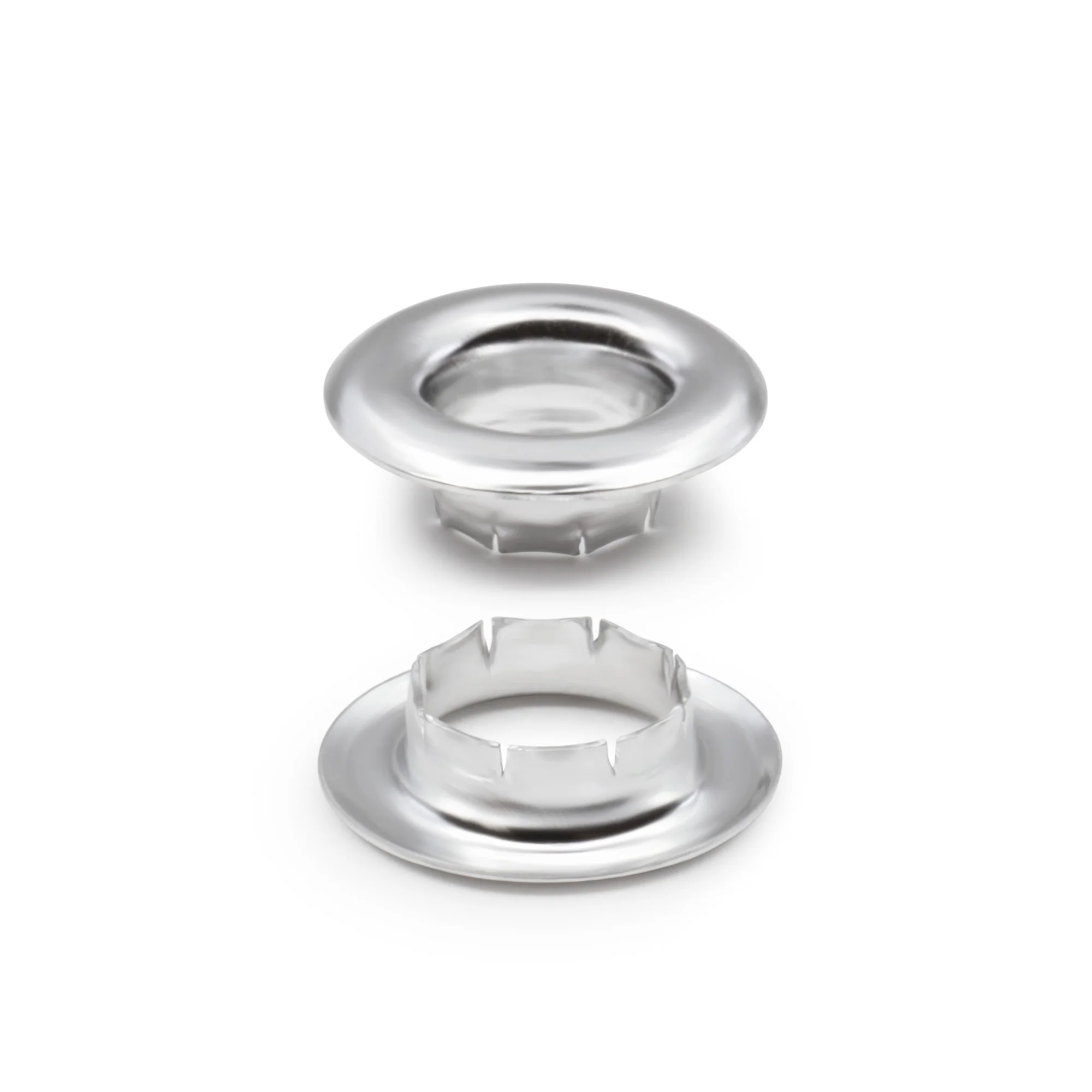 1/4" Large Eyelets & Tools, 12 Sets, Nickel - Image 2