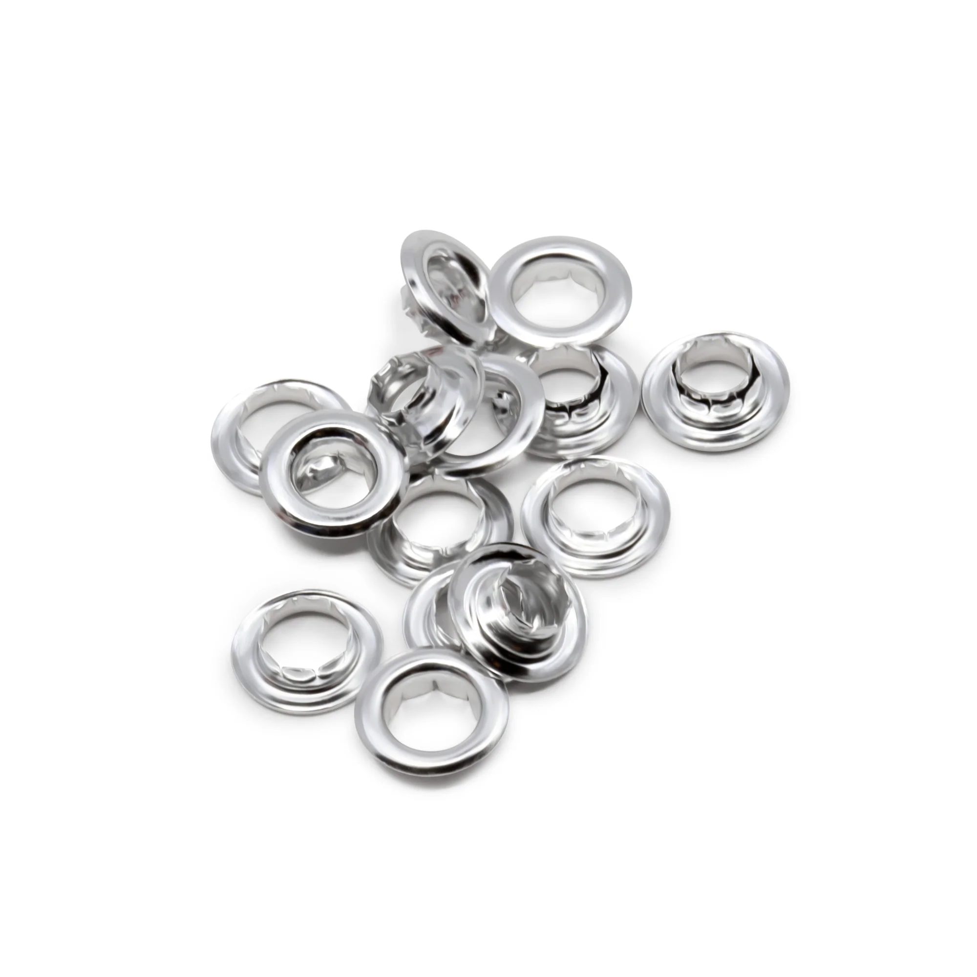 1/4" Large Eyelets & Tools, 12 Sets, Nickel - Image 5
