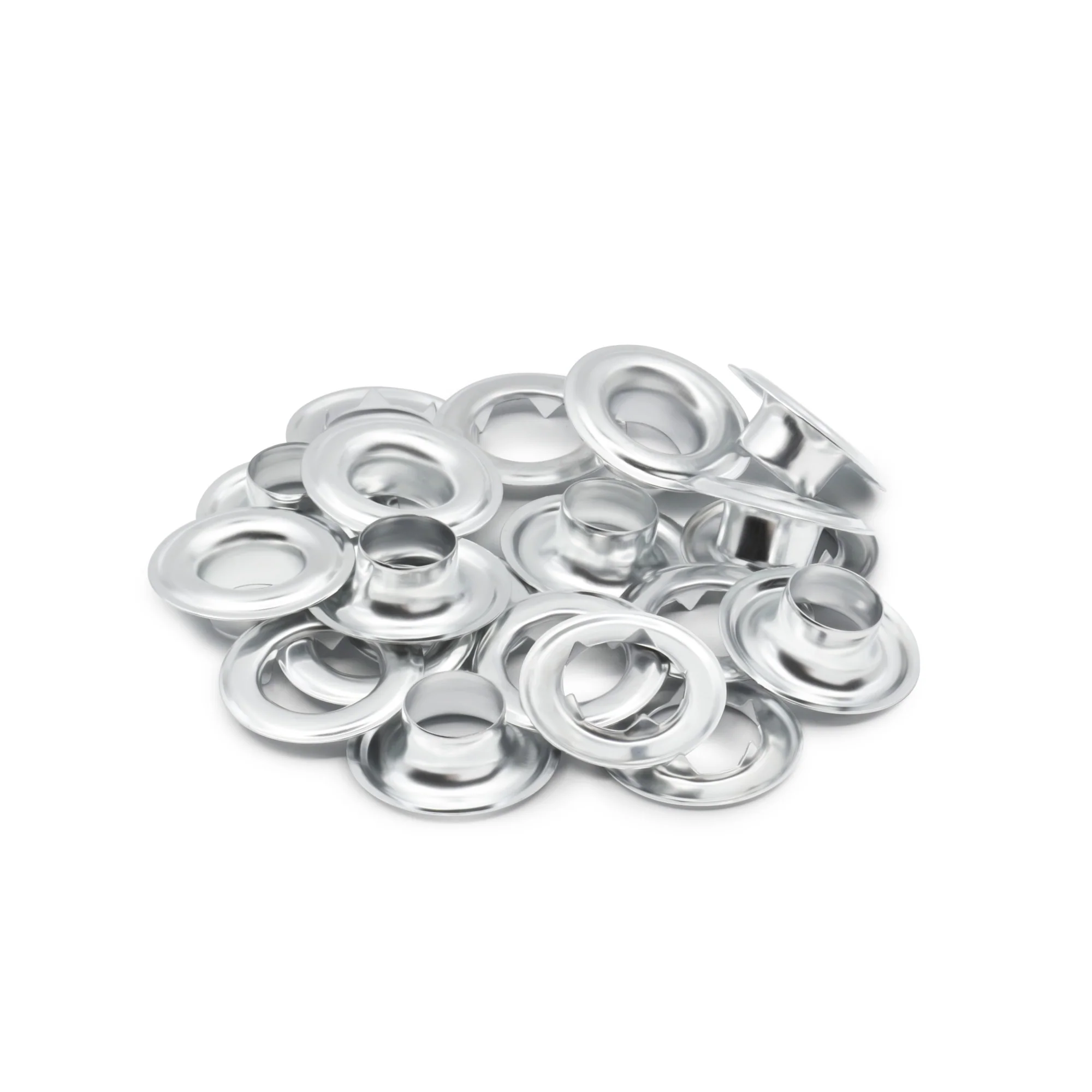 7/16" Extra-Large Eyelets, 10 Sets, Nickel - Image 5