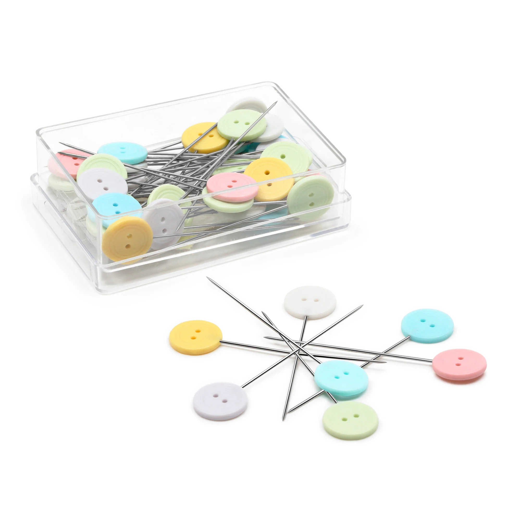 Flat Button Head Pins, Assorted, 50 pc - Image 3
