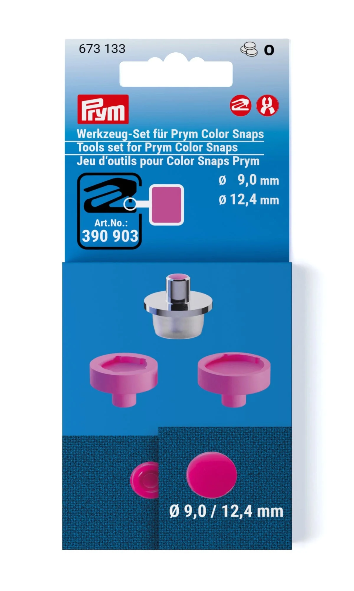 VARIO Tools set Color Snaps 9-12.4 mm