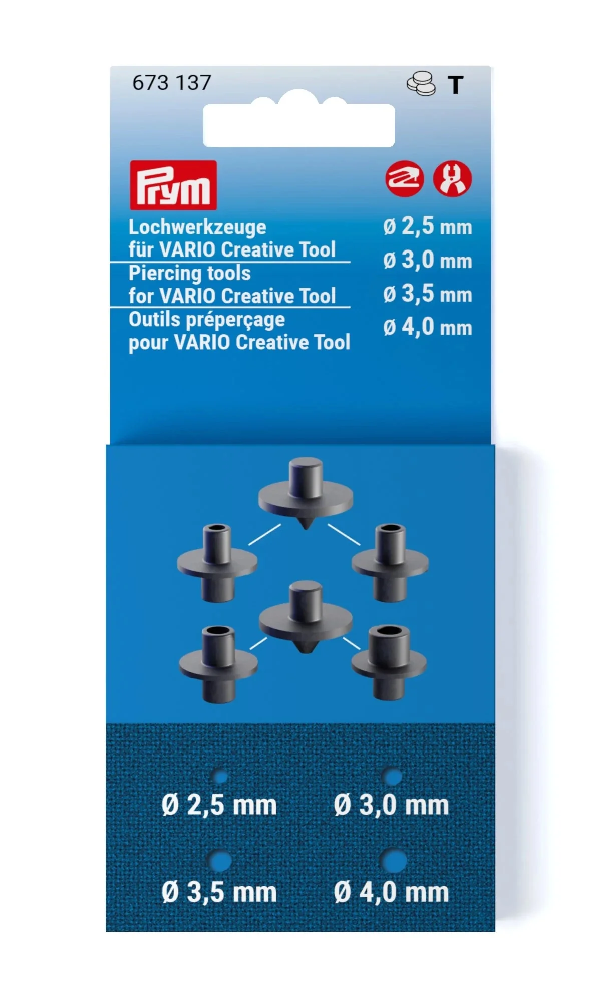 Piercing tools for VARIO Creat. 2.5-4mm