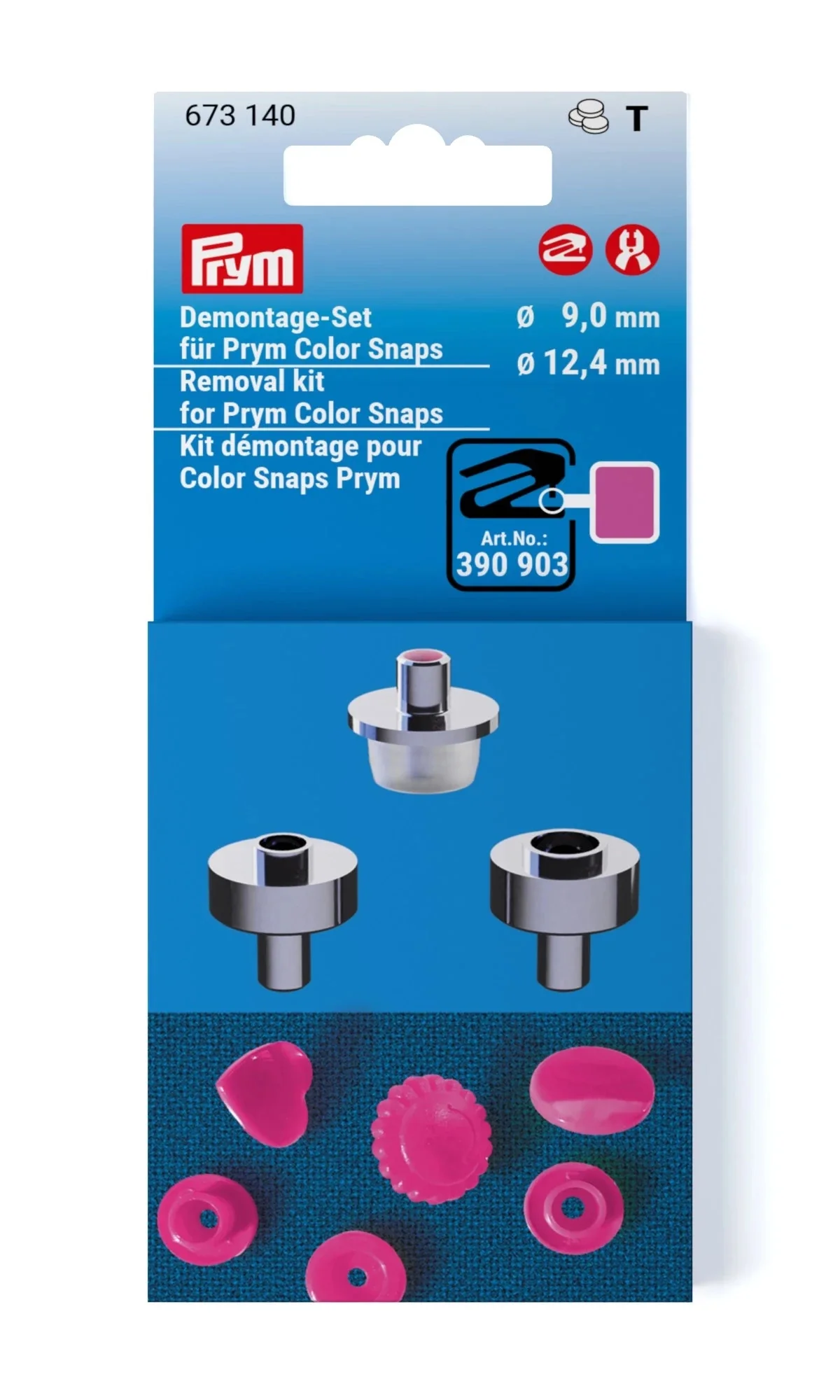 VARIO Tools set Color Snap removing kit 9-12.4 mm