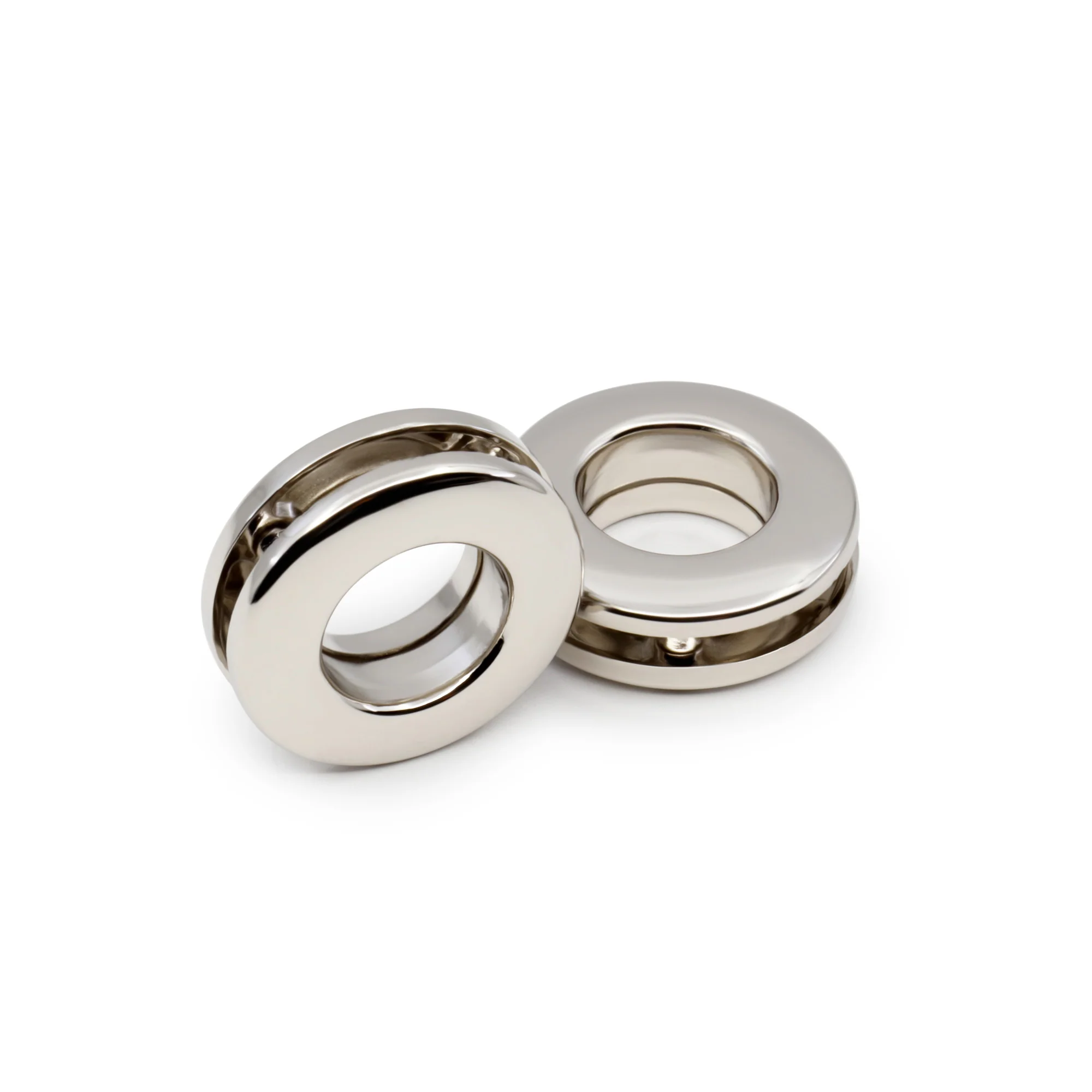 Screw Together Grommets, 2 pc, Nickel - Image 2