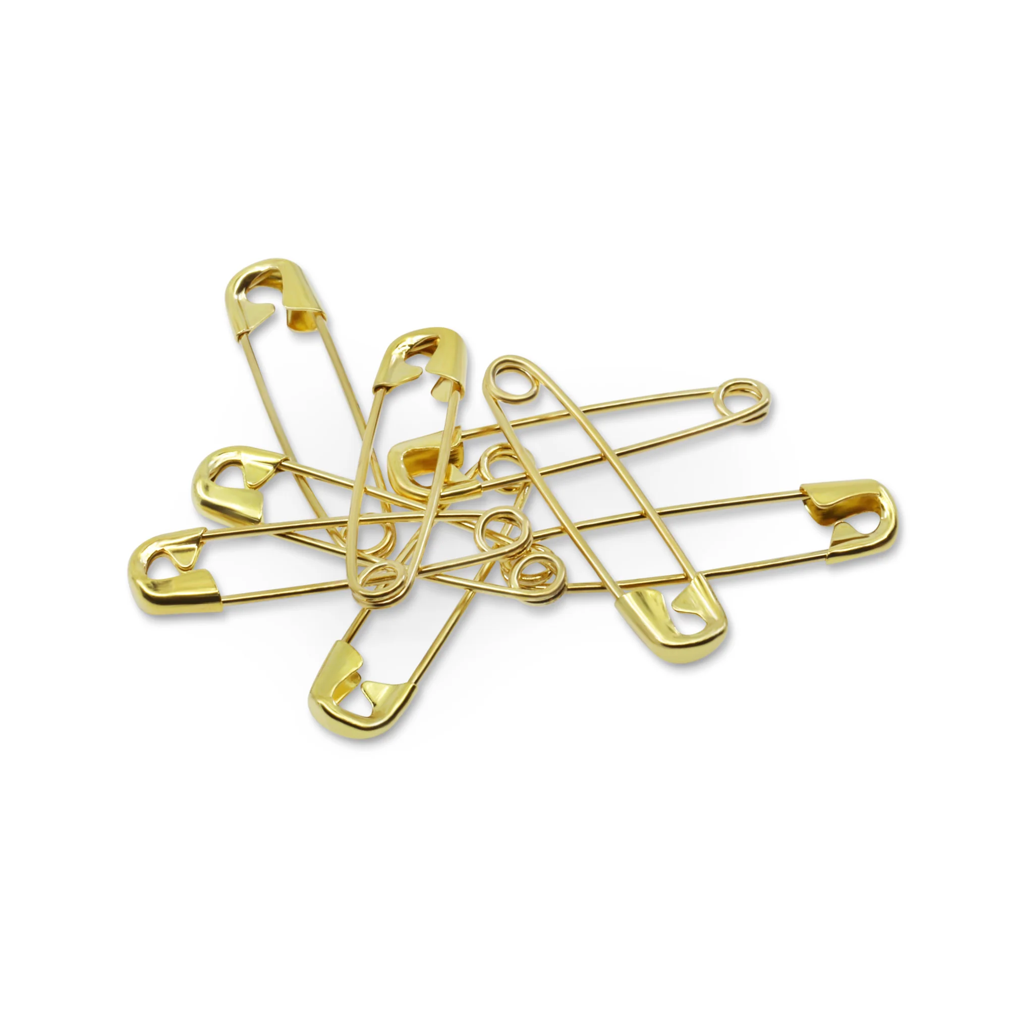 7/8" Safety Pins, Gilt, 15 pc - Image 4