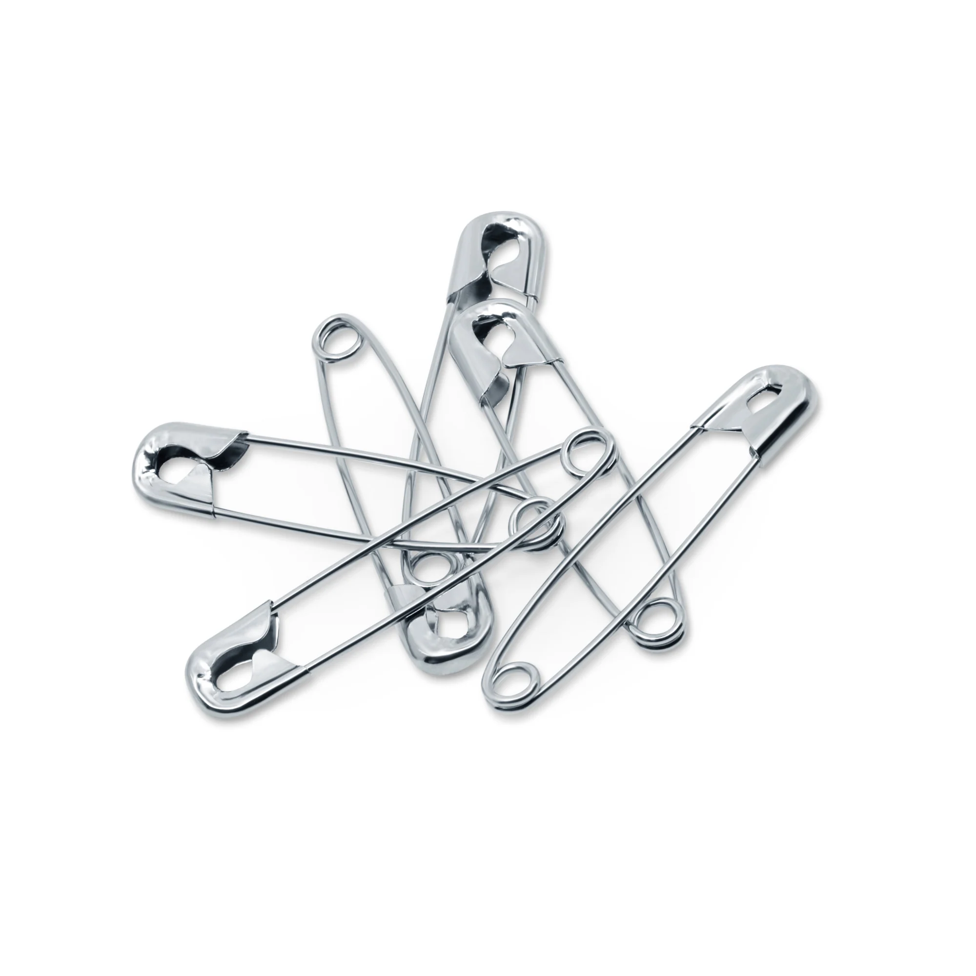 1-1/2" Safety Pins, Nickel, 10 pc - Image 4