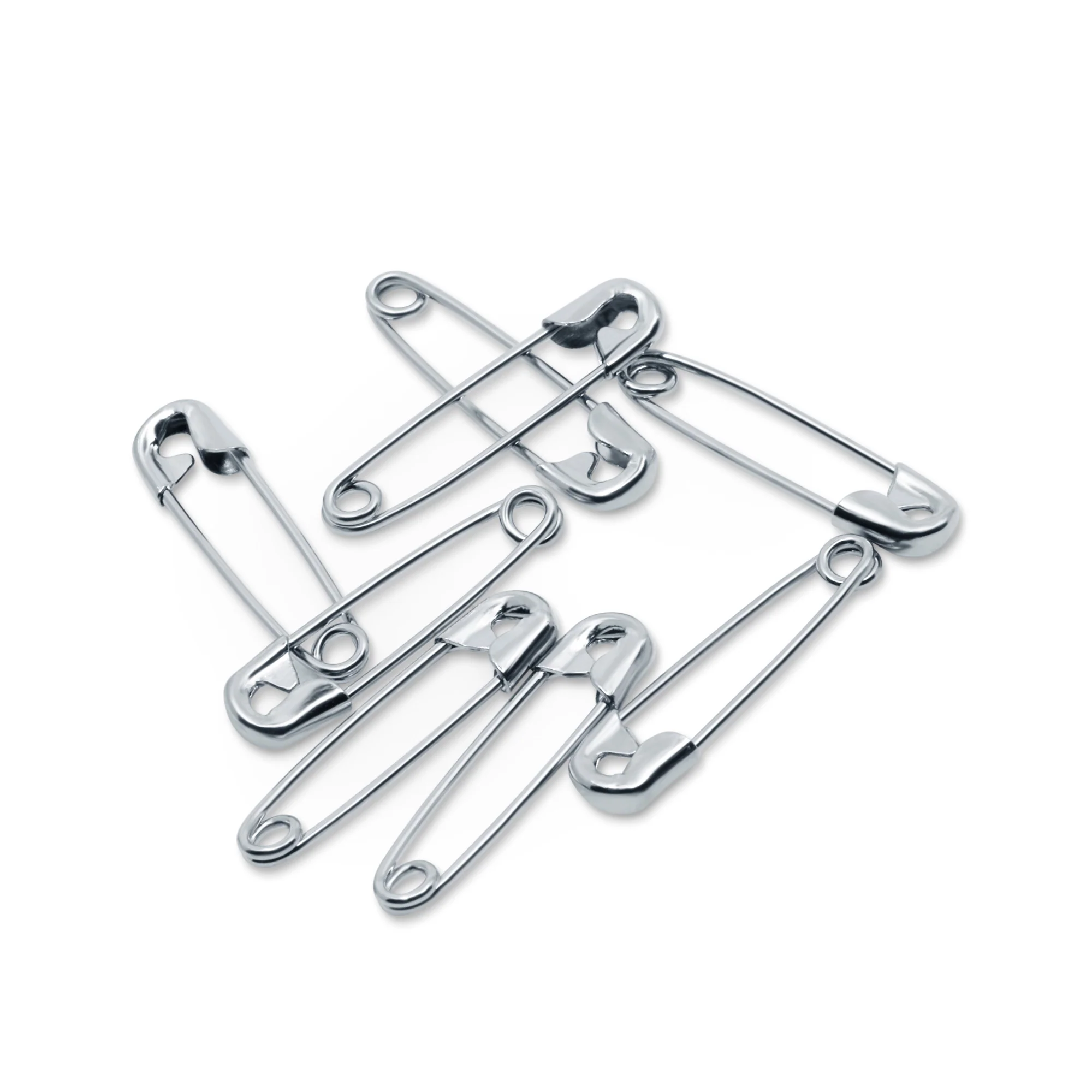 3/4" Safety Pins, Nickel, 15 pc - Image 4