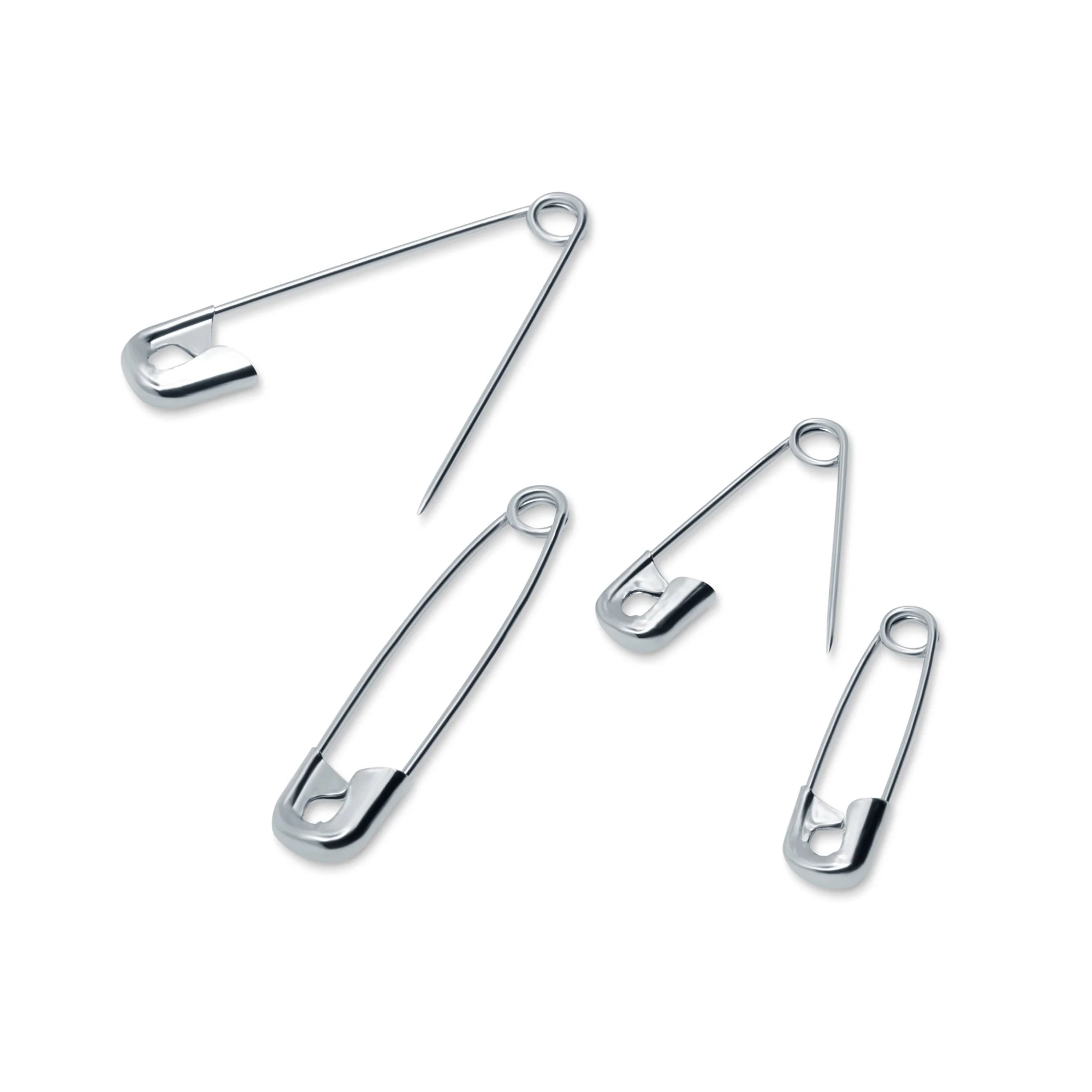 Safety Pins, Assorted Sizes, Nickel, 50 pc - Image 3