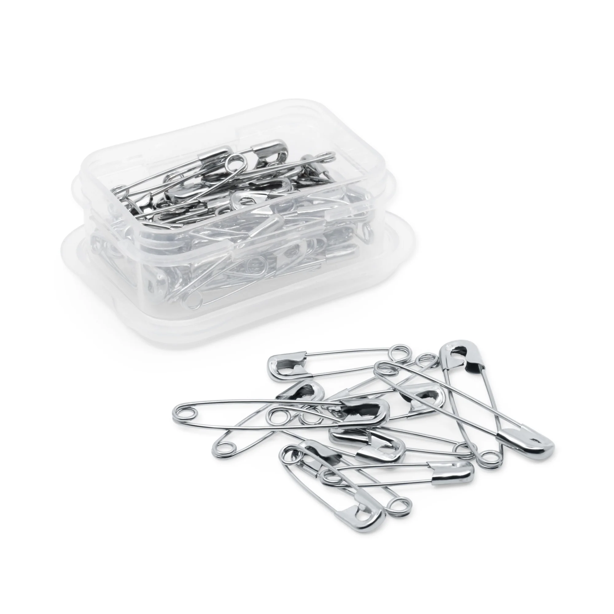 Safety Pins, Assorted Sizes, Nickel, 50 pc - Image 4