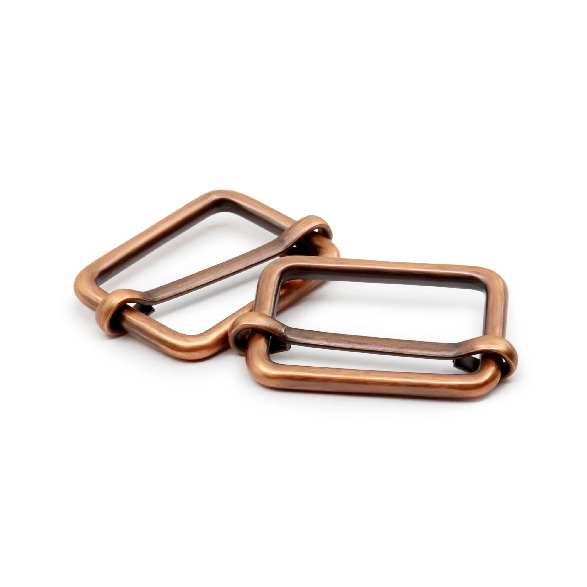 1" Adjustable Slide Buckles, Copper, 2 pc - Image 4