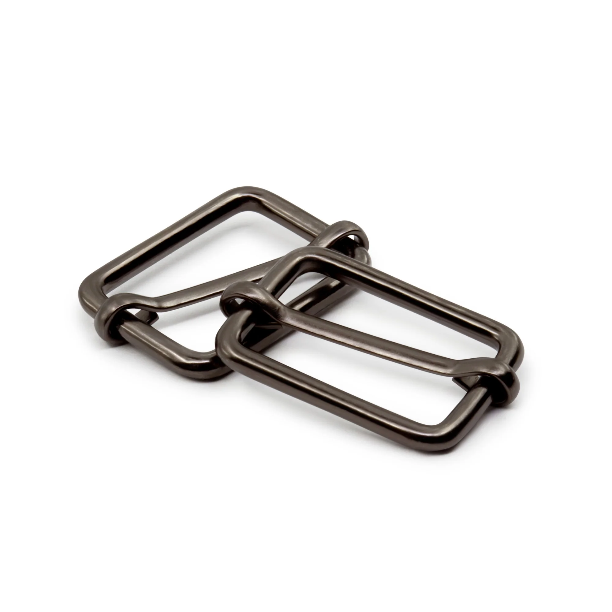 1" Adjustable Slide Buckles, Gunmetal, 2 pc - Image 4