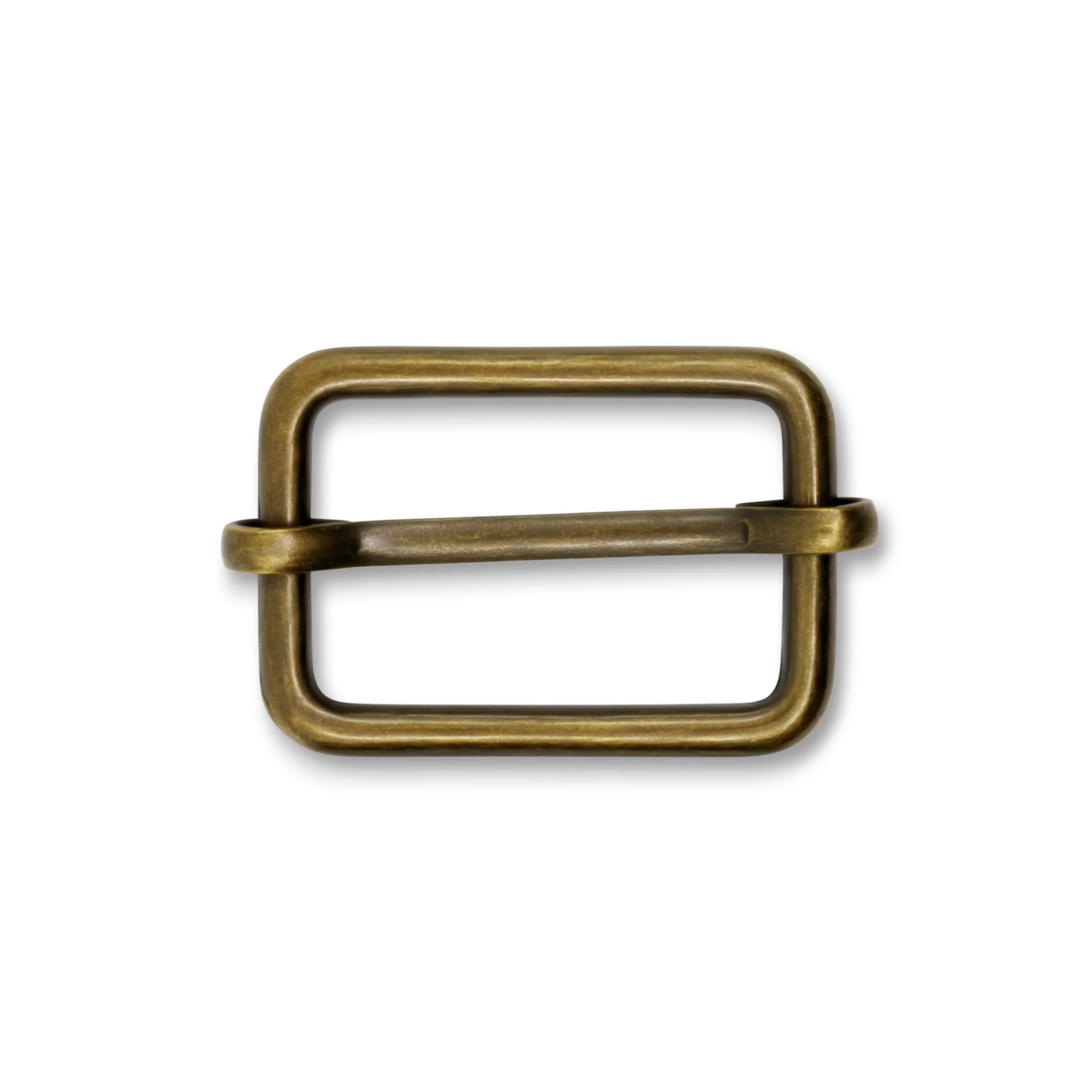 1" Adjustable Slide Buckles, Antique Brass, 2 pc - Image 3
