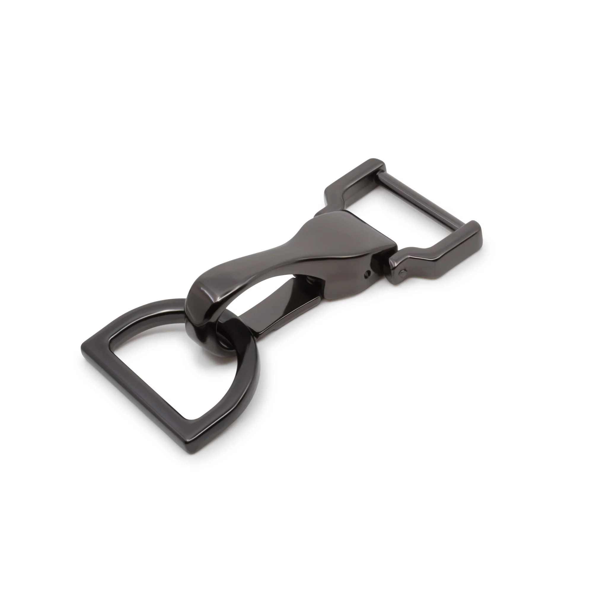 Large Hook & D-Ring, Gunmetal - Image 2