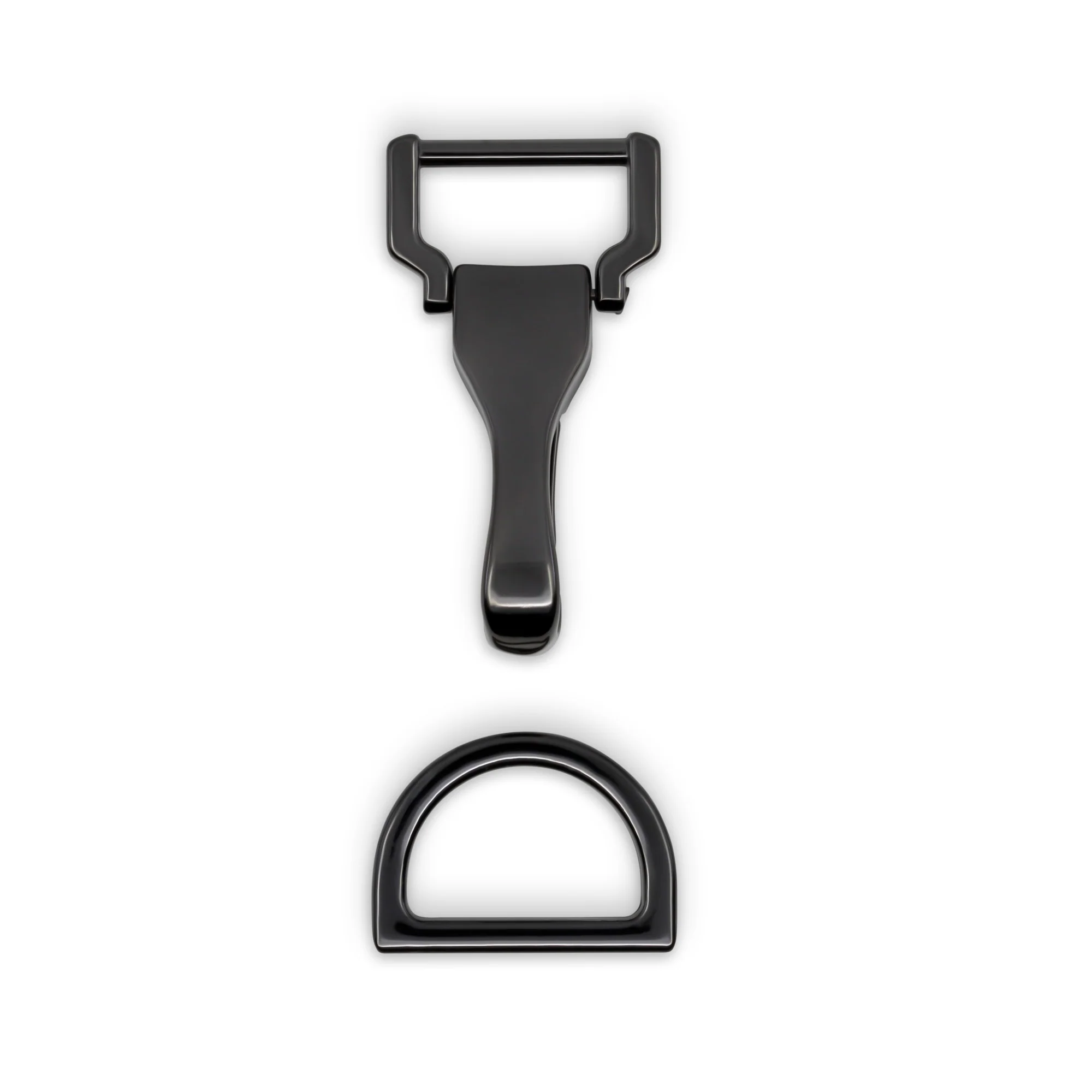 Large Hook & D-Ring, Gunmetal - Image 3