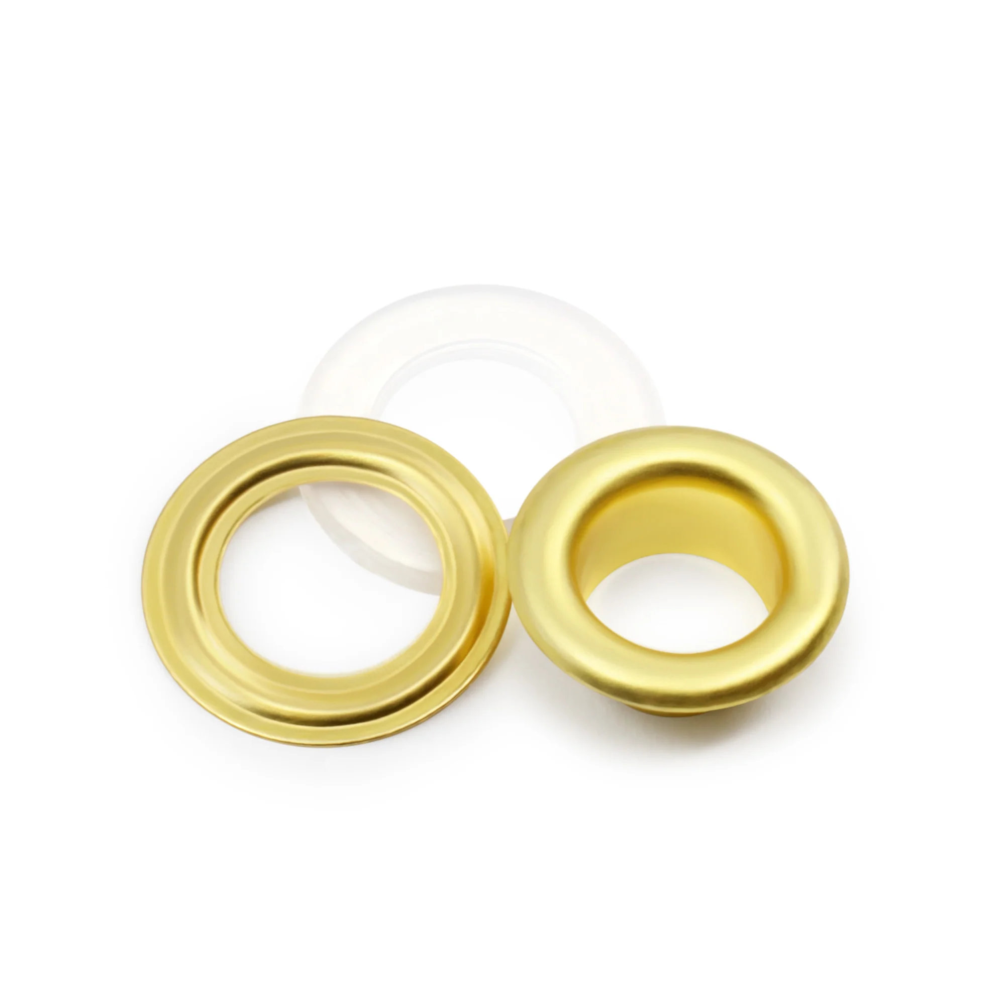 1/4" 2-Part Eyelets & Tools, 15 Sets, Matte Gold - Image 2
