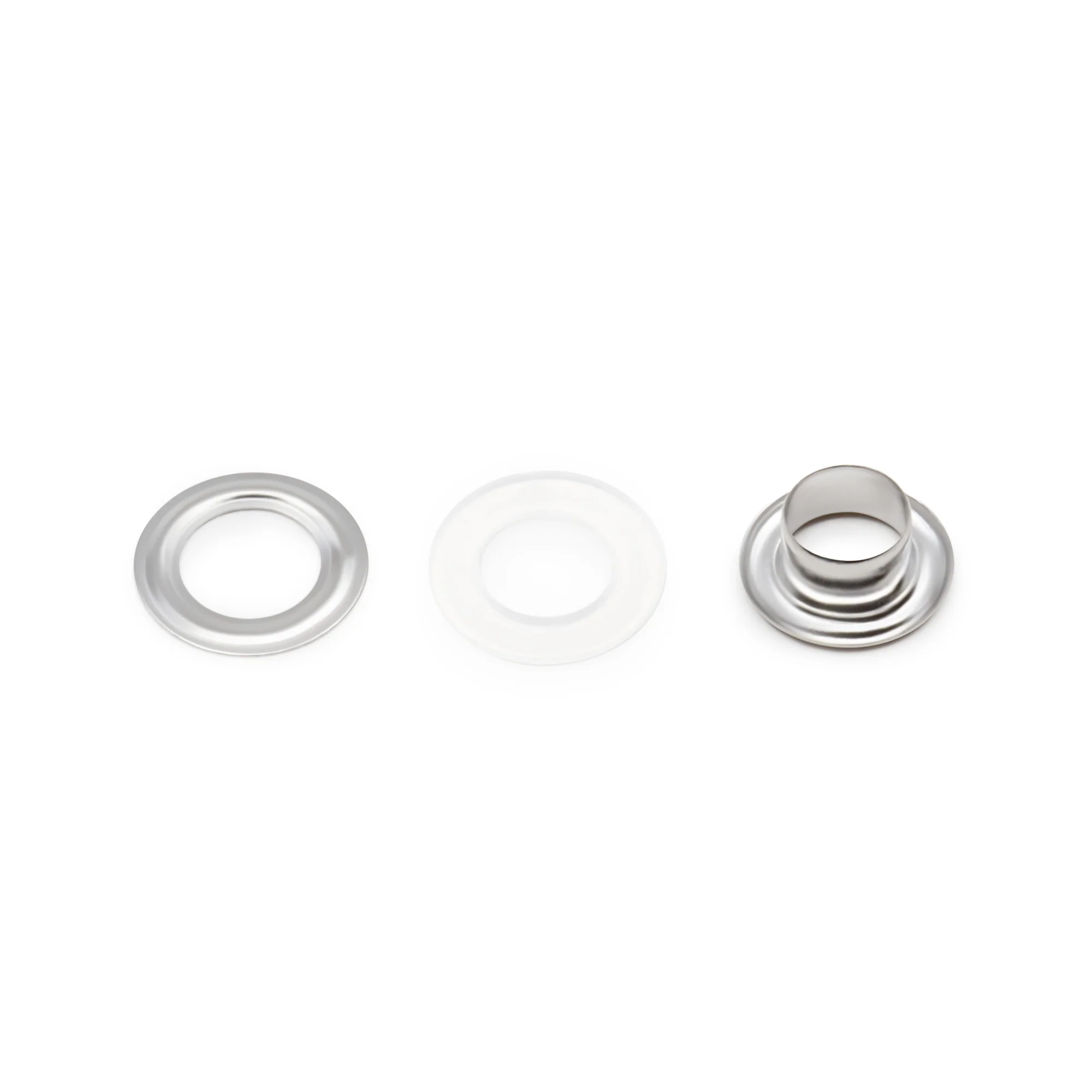 1/4" 2-Part Eyelets & Tools, 15 Sets, Nickel - Image 3