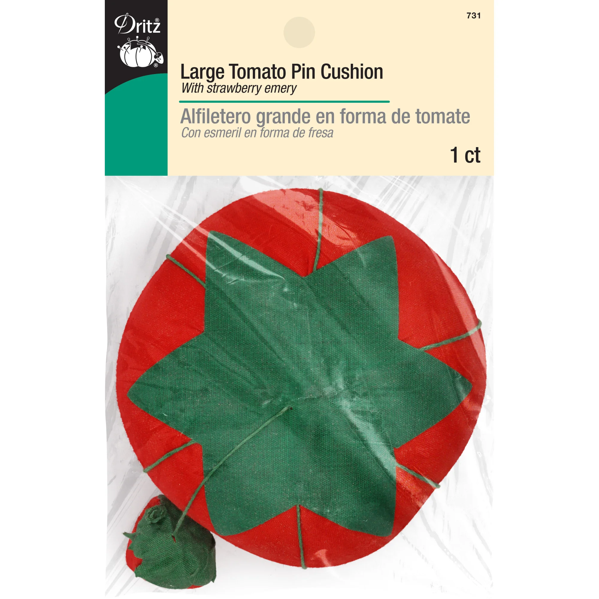 4" Tomato Pin Cushion - Image 2