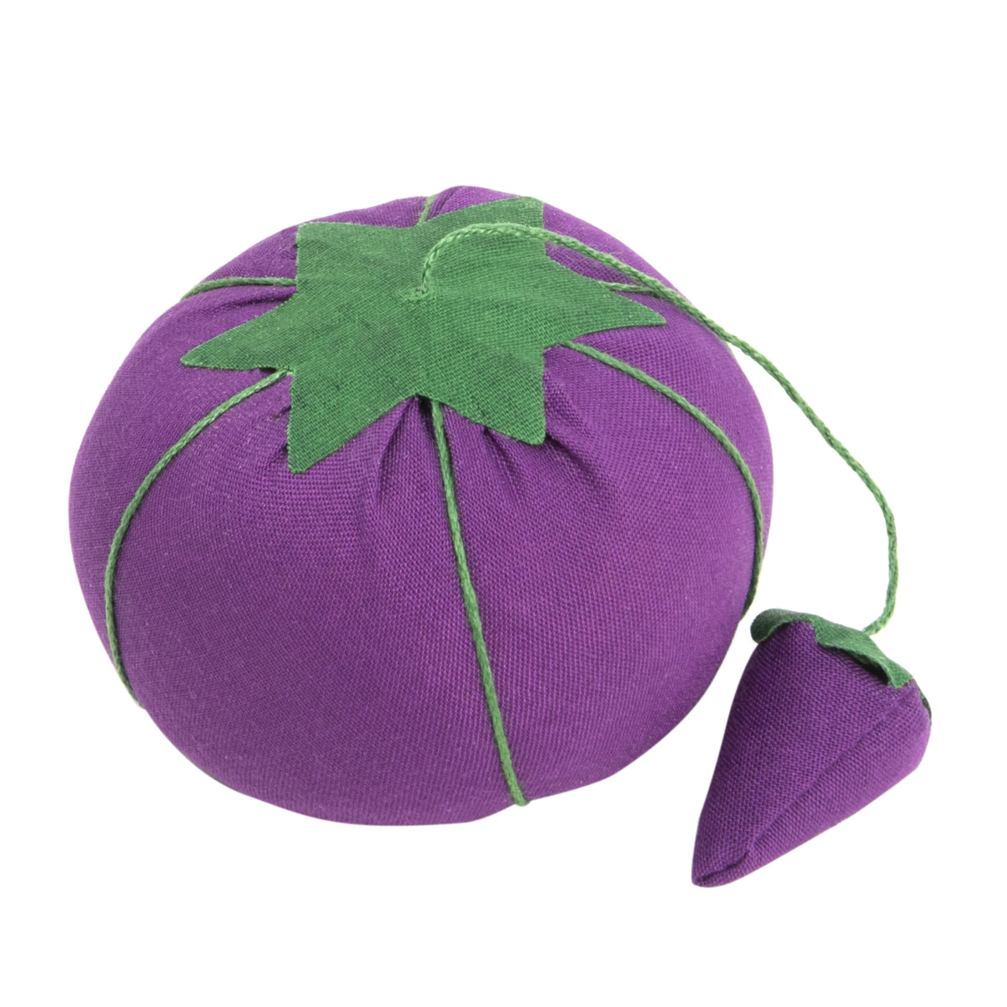 2-3/4" Tomato Pin Cushion with Strawberry Emery, Assorted Colors - Image 4