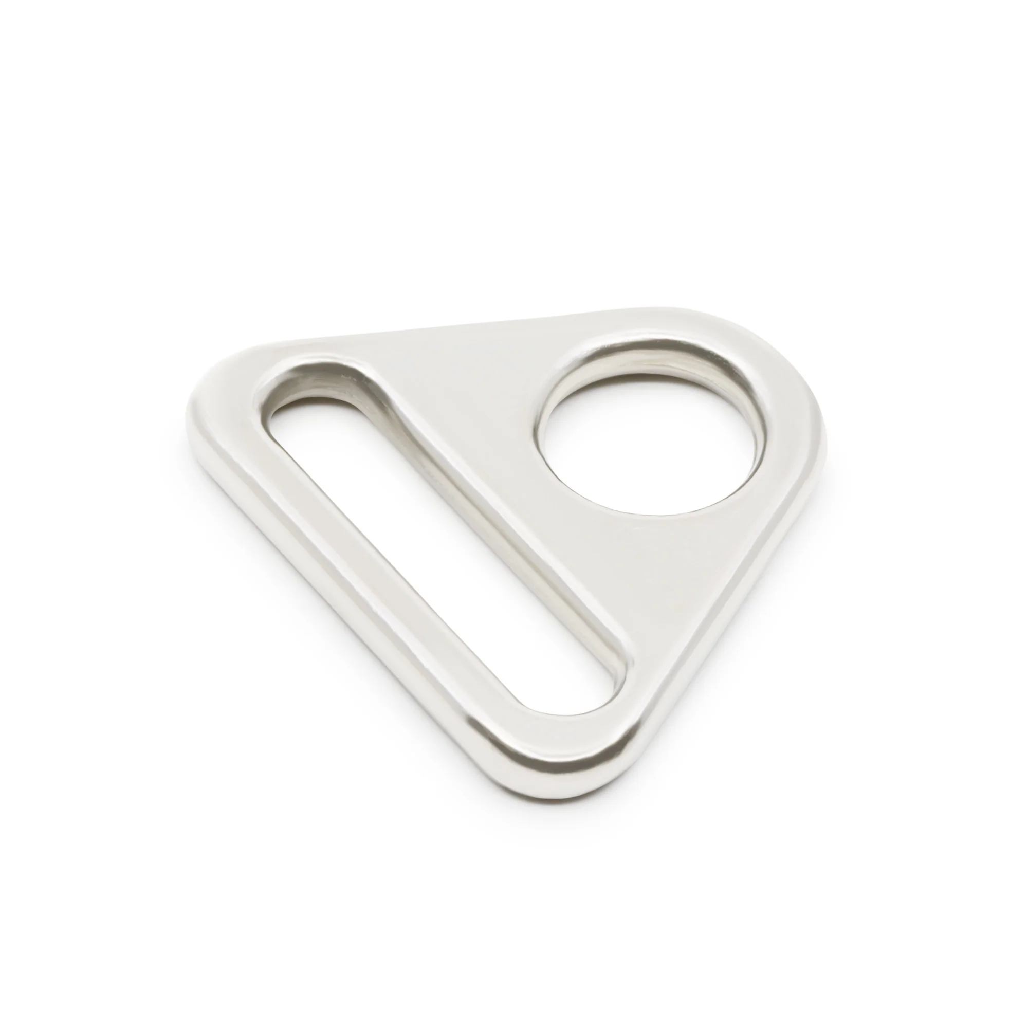 1" Triangle Rings, Nickel, 2 pc - Image 2