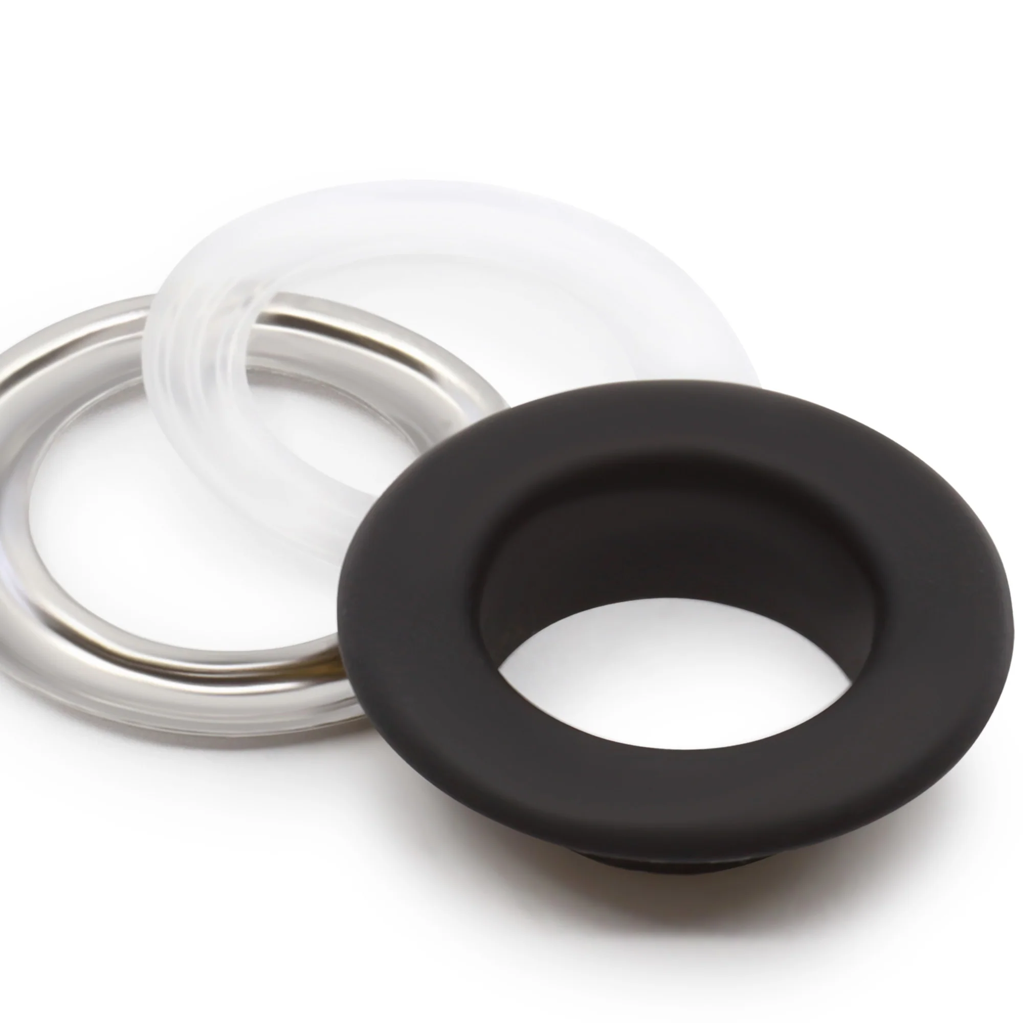 1/2" Fashion Grommets, 1 Kit, Black - Image 2