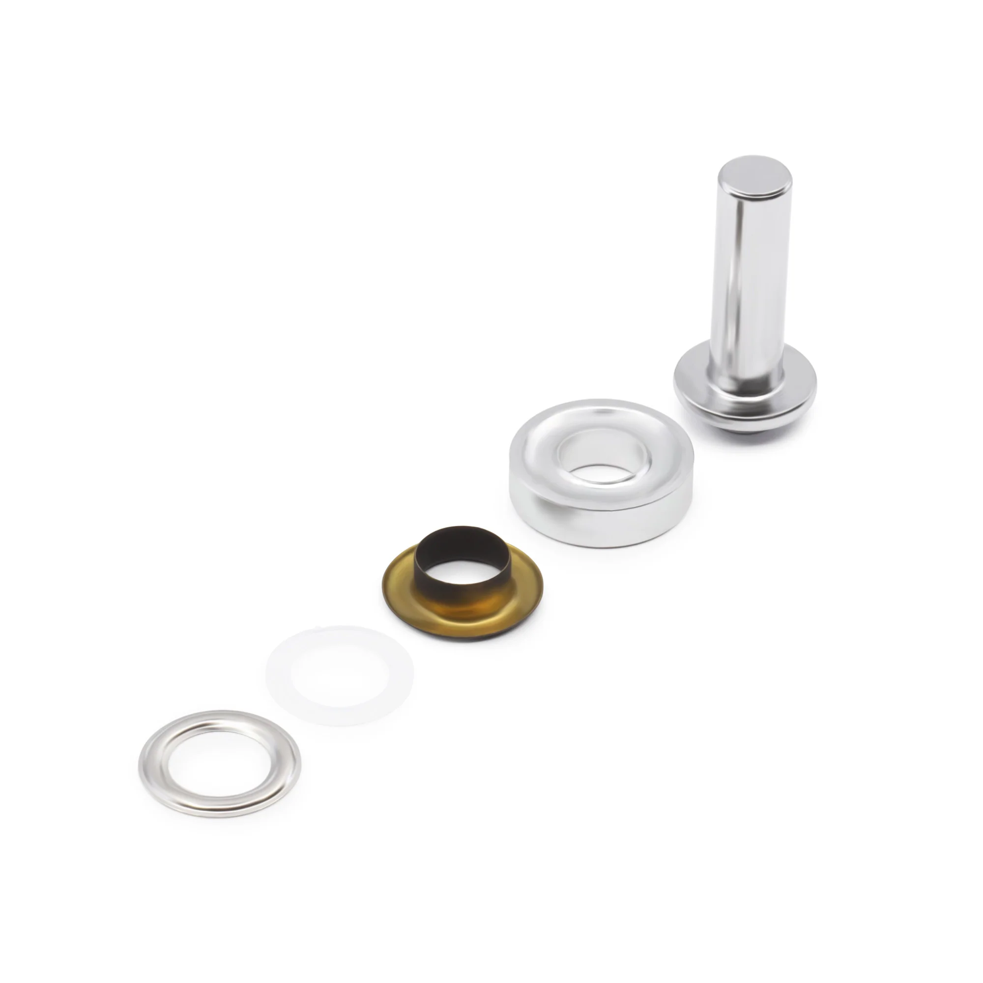 1/2" Fashion Grommets, 1 Kit, Black - Image 3
