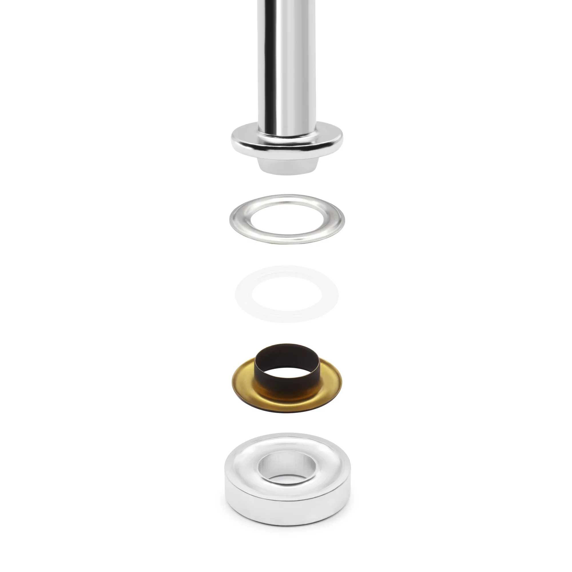 1/2" Fashion Grommets, 1 Kit, Black - Image 5