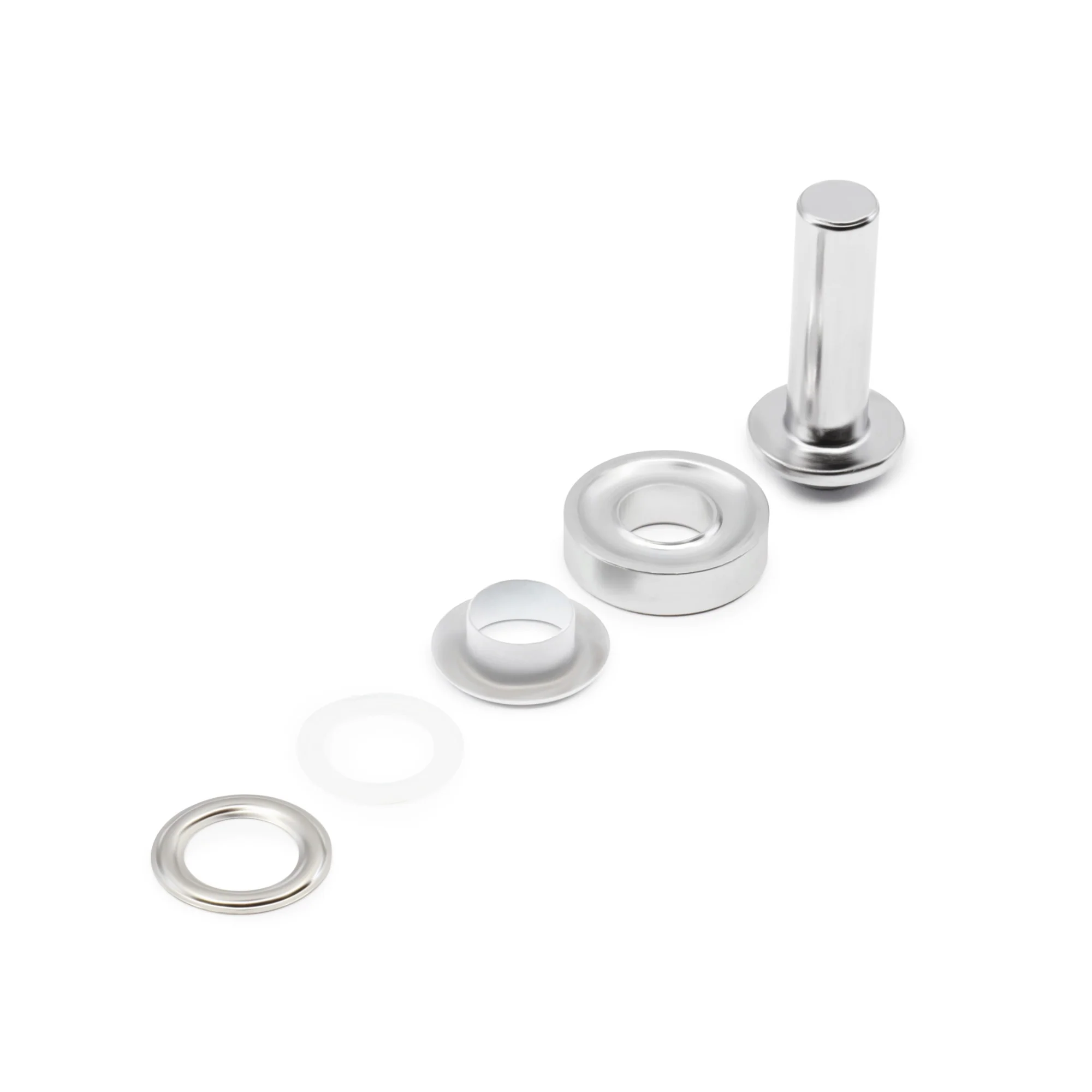 1/2" Fashion Grommets, 1 Kit, White - Image 3