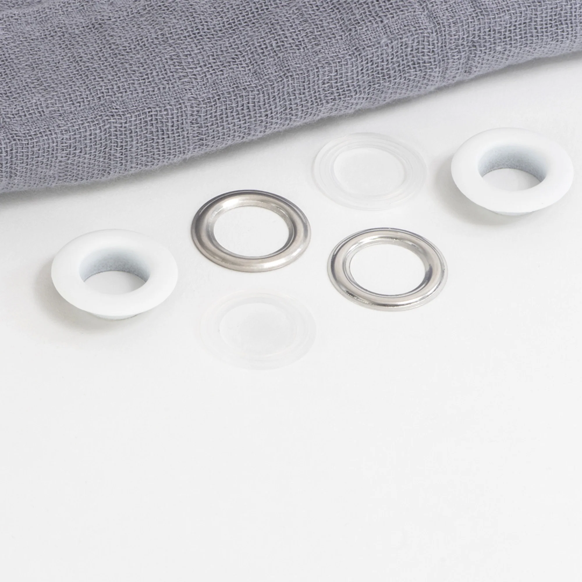 1/2" Fashion Grommets, 1 Kit, White - Image 6